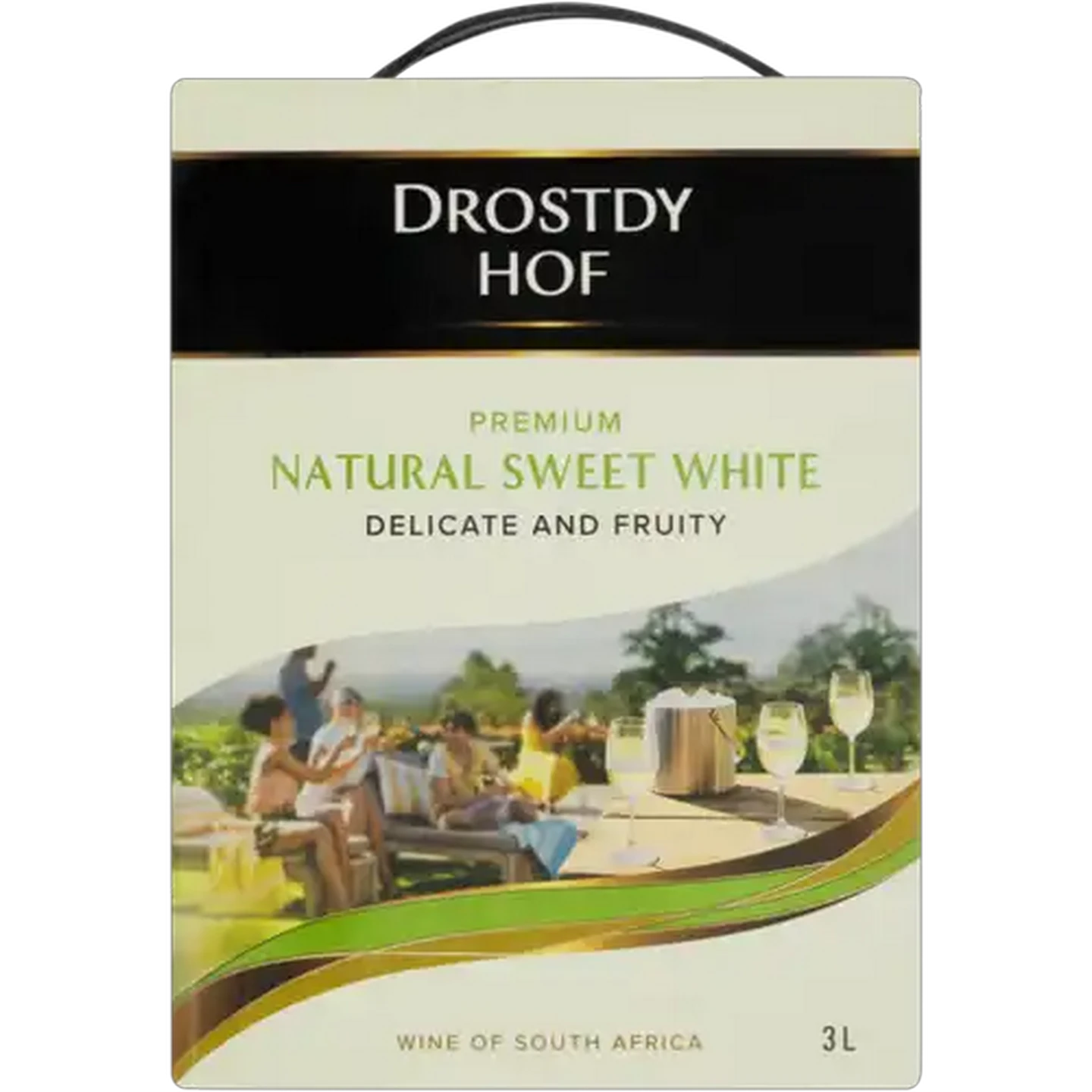 Image of Drostdy Hof Premium Natural Sweet White Blend Wine Box 3L