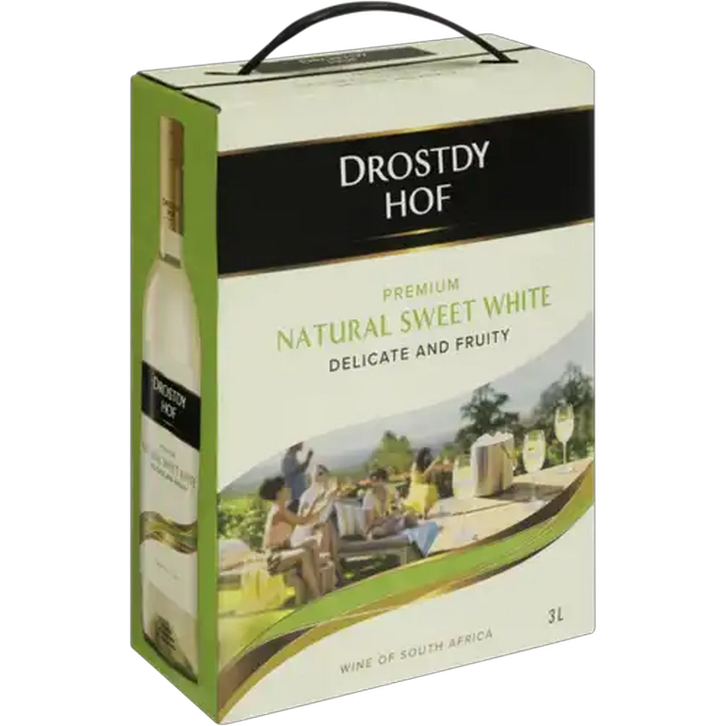 Image of Drostdy Hof Premium Natural Sweet White Blend Wine Box 3L