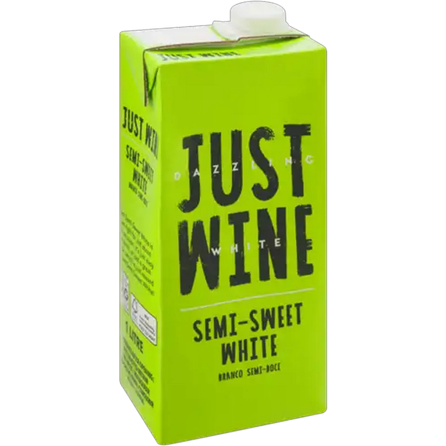 Image of Just Wine Semi-Sweet White Wine 1L Box
