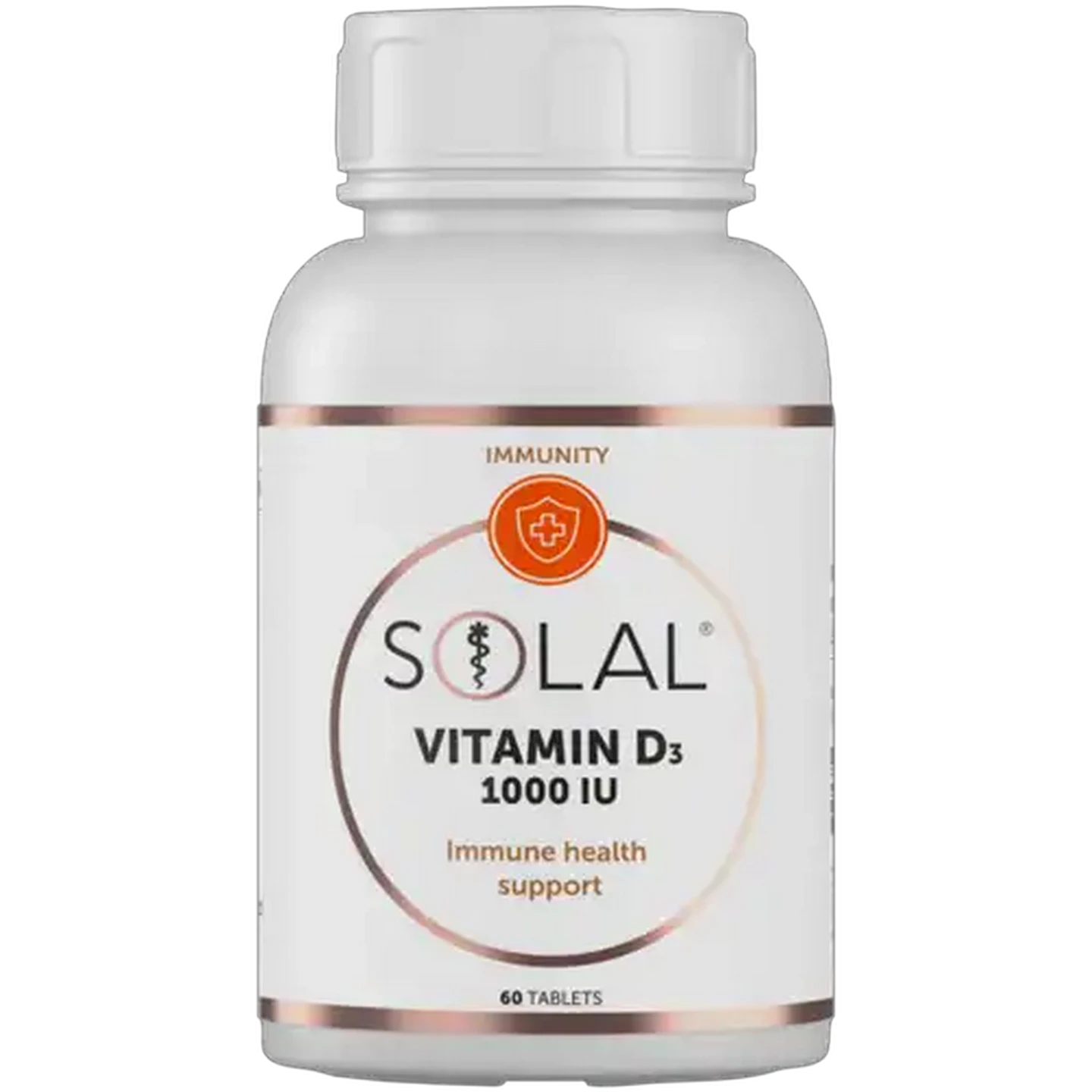 Image of Solal Vitamin D3 1000IU Tablets 60 Pack