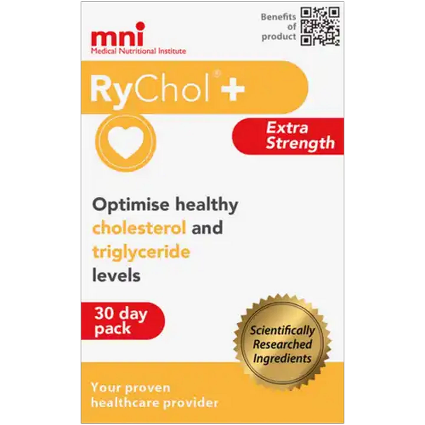 Image of MNI RyChol+ Tablets 60 Pack