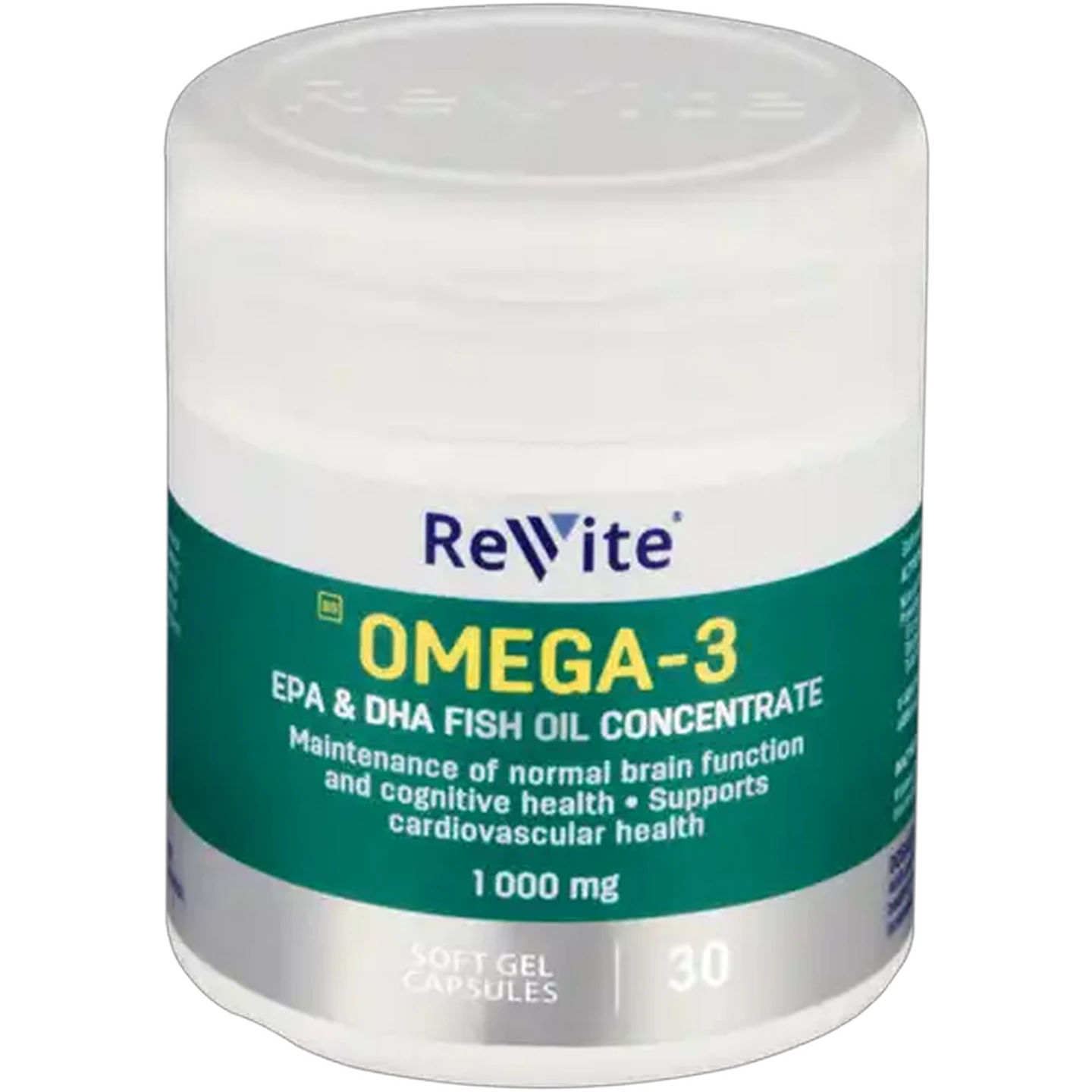 Image of Revite 1000mg Omega-3 Softgel Capsules 30 Pack