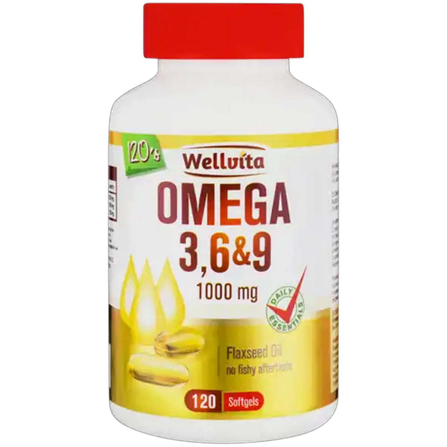Image of Wellvita Omega 3,6 & 9 1000mg Softgel Capsules 120 Pack