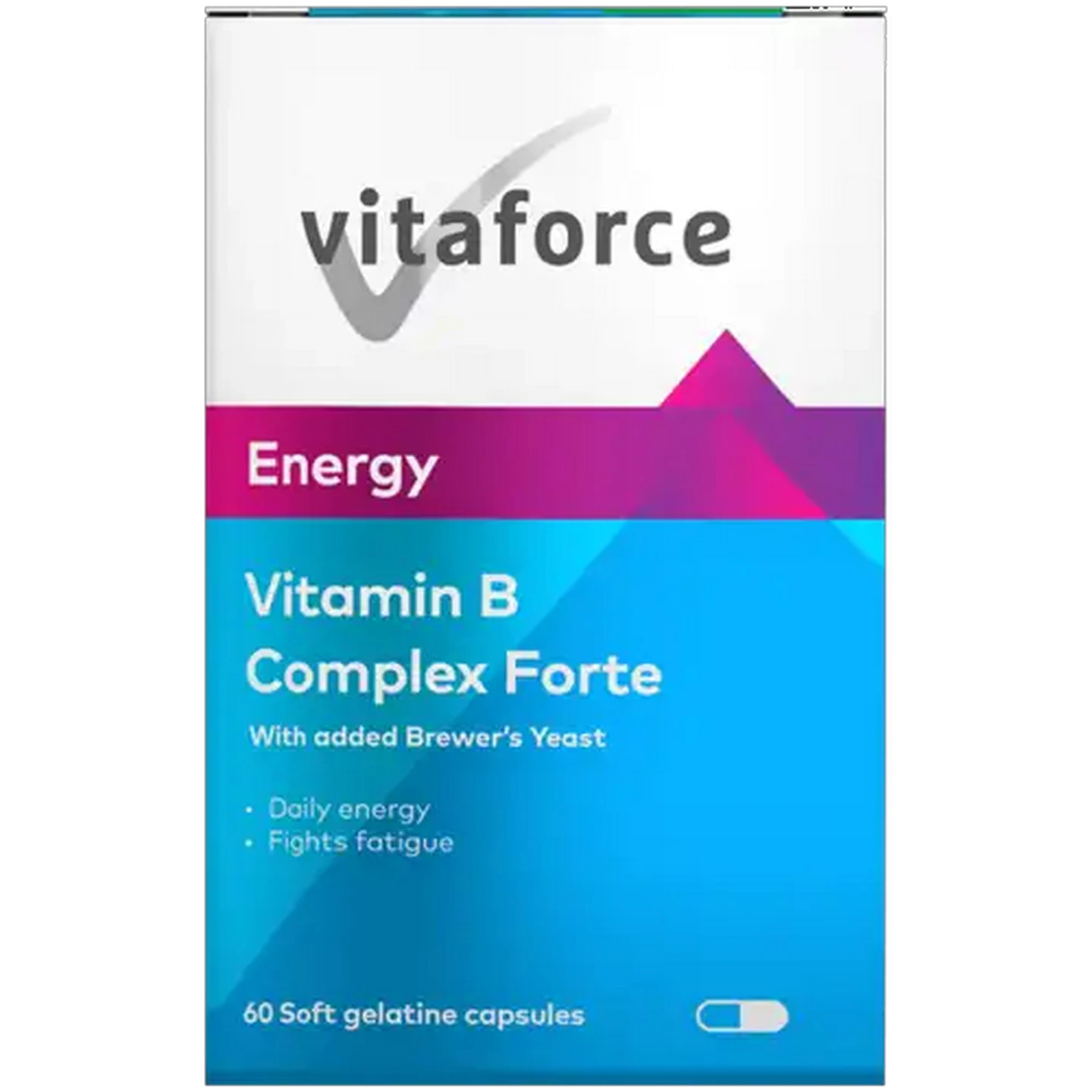 Image of Vitaforce Complex Forte Vitamin B Capsules 60 Pack