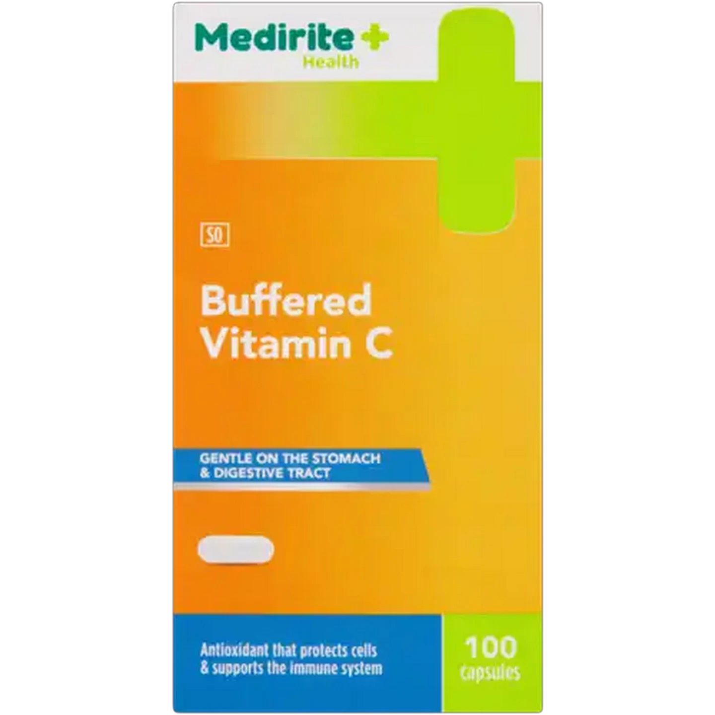 Image of Medirite Buffered Vitamin C 100 Capsules