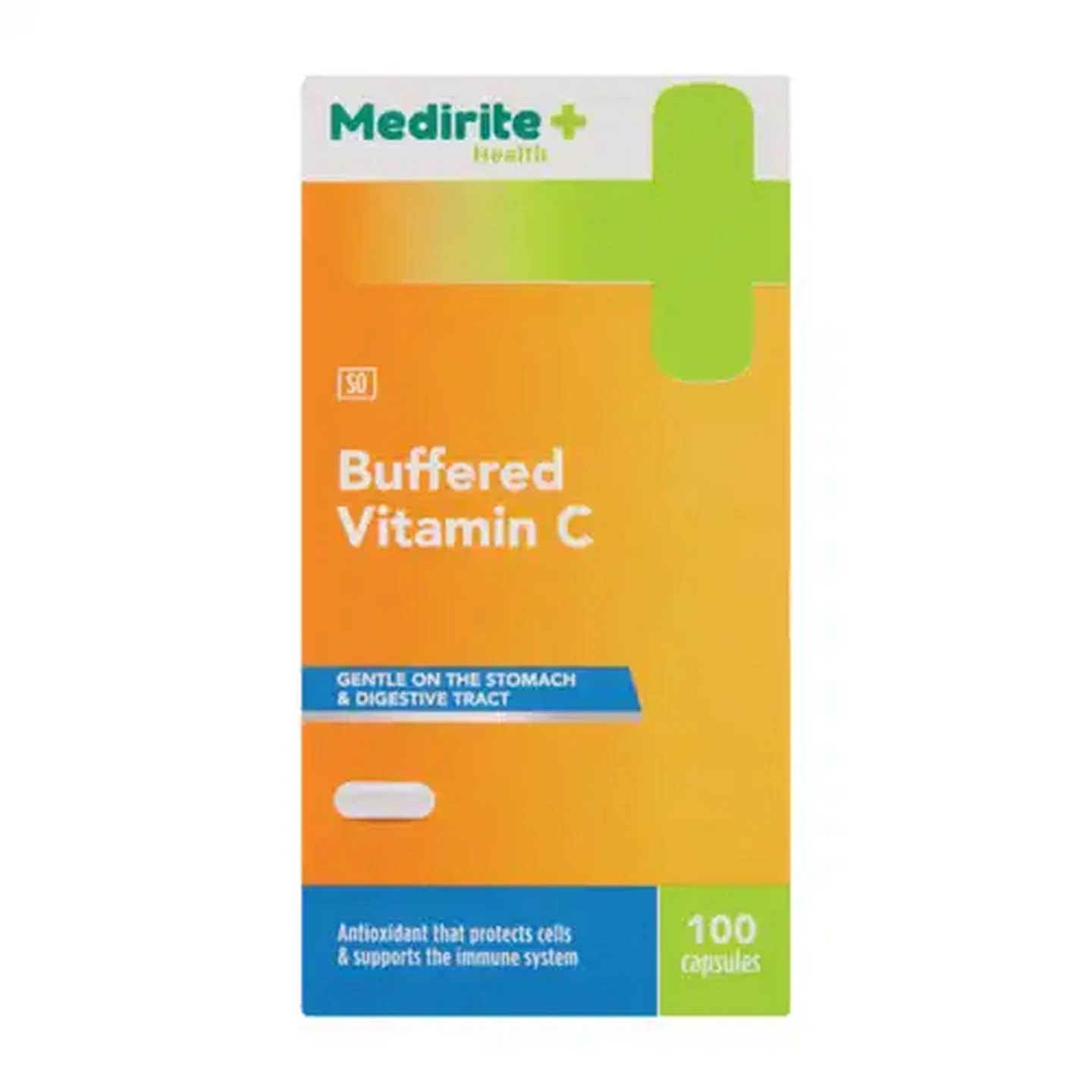 Image of Medirite Buffered Vitamin C 100 Capsules
