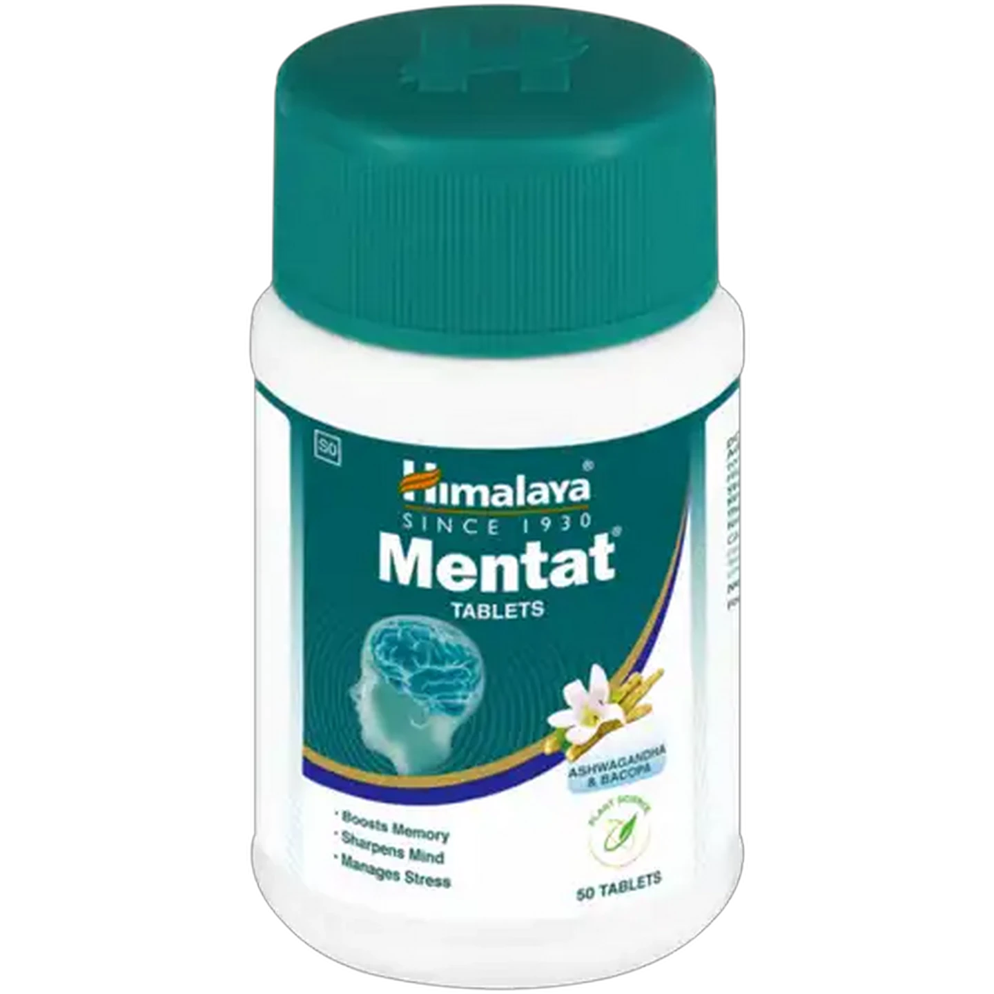 Image of Himalaya Mentat Daily Supplement Tablets 50 Pack