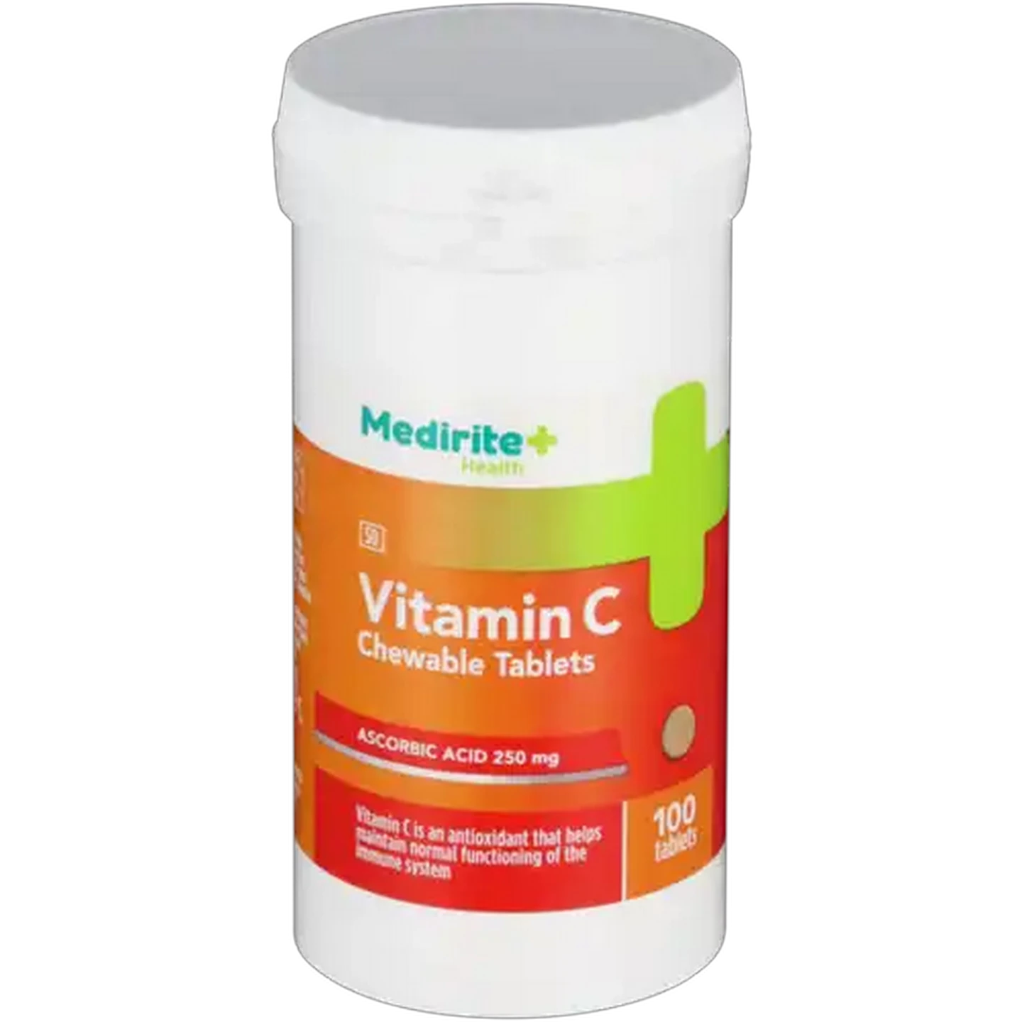 Image of Medirite Vitamin C Chewable Tablets 100 Pack