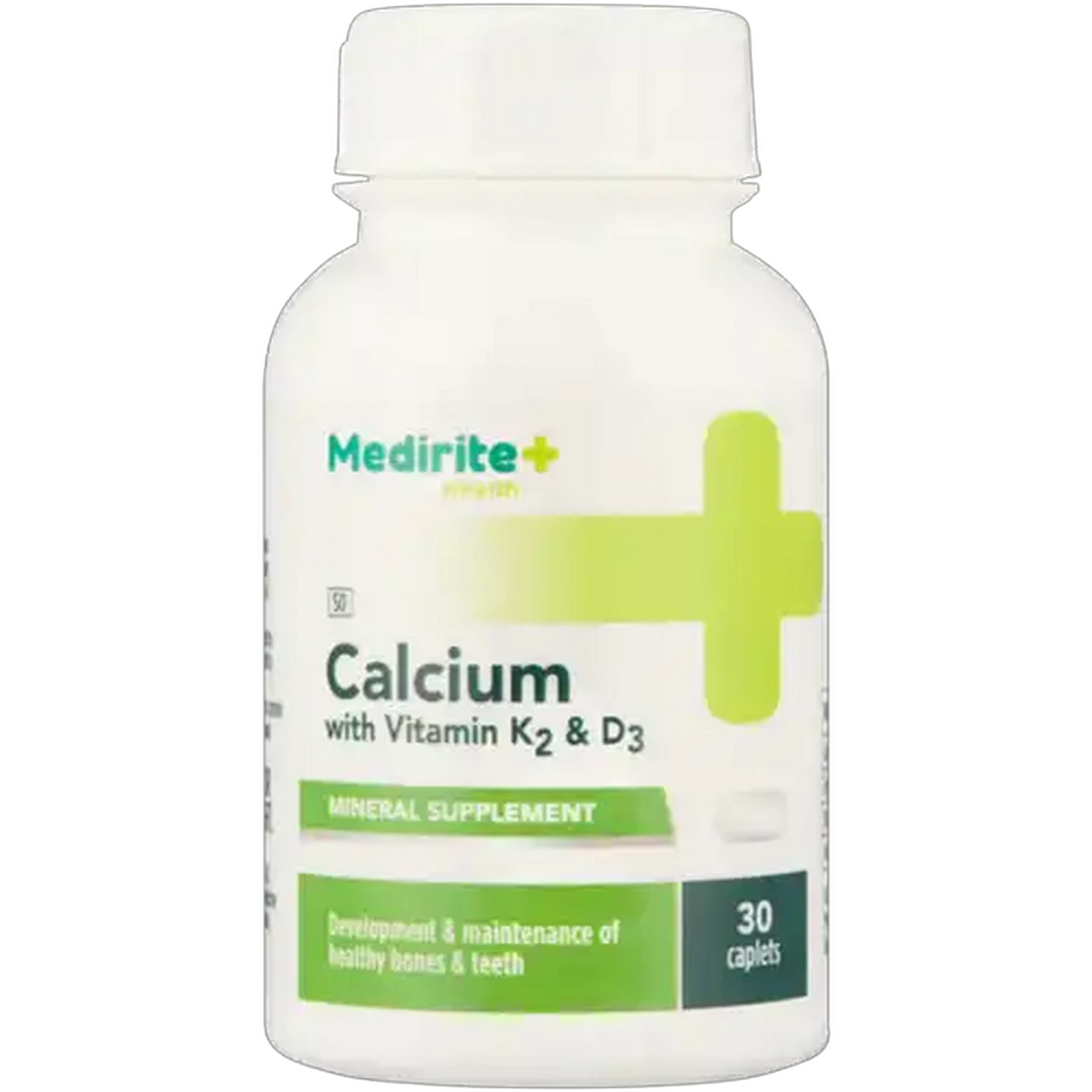 Image of Medirite Calcium With Vitamin K2 & D3 Tablets 30 Pack