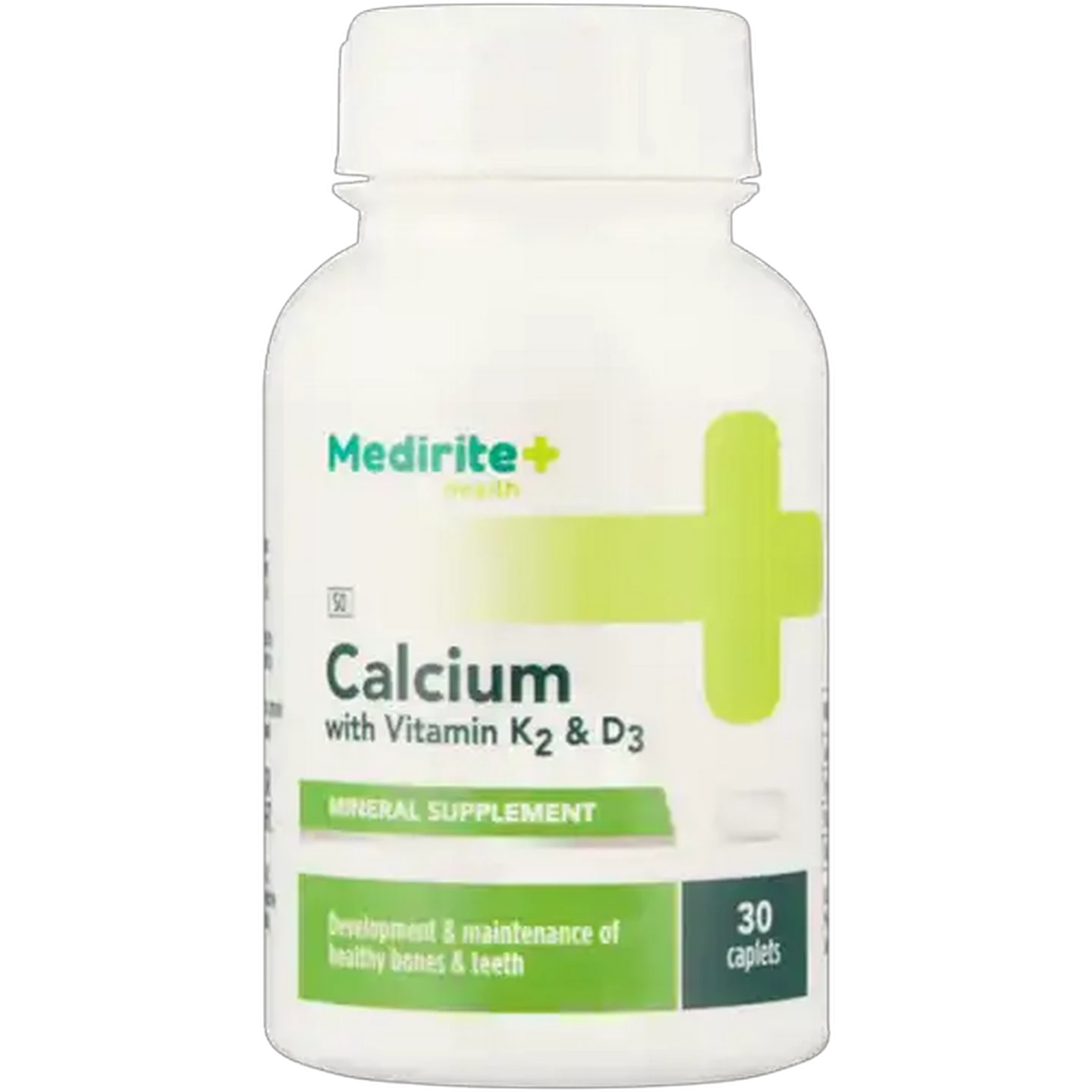 Image of Medirite Calcium With Vitamin K2 & D3 Tablets 30 Pack