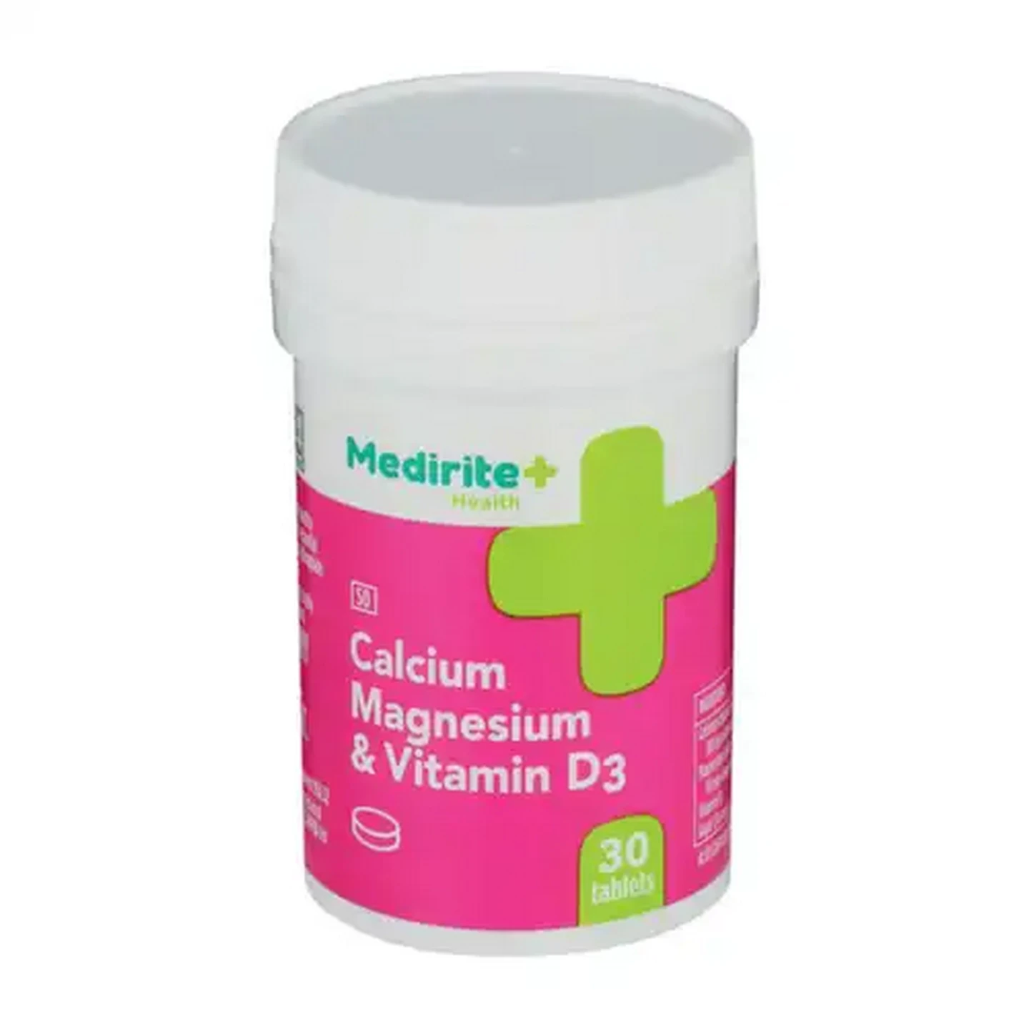 Image of Medirite Calcium Magnesium & Vitamin D3 30 Tablets