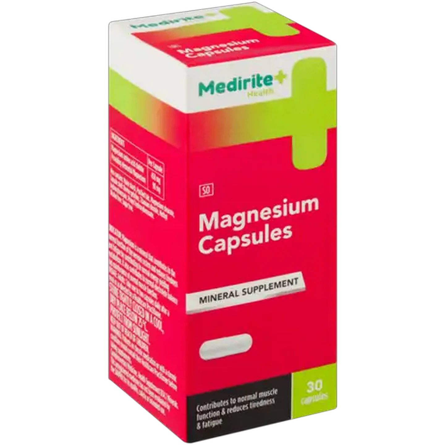 Image of Medirite Health Magnesium Capsules 30 Pack