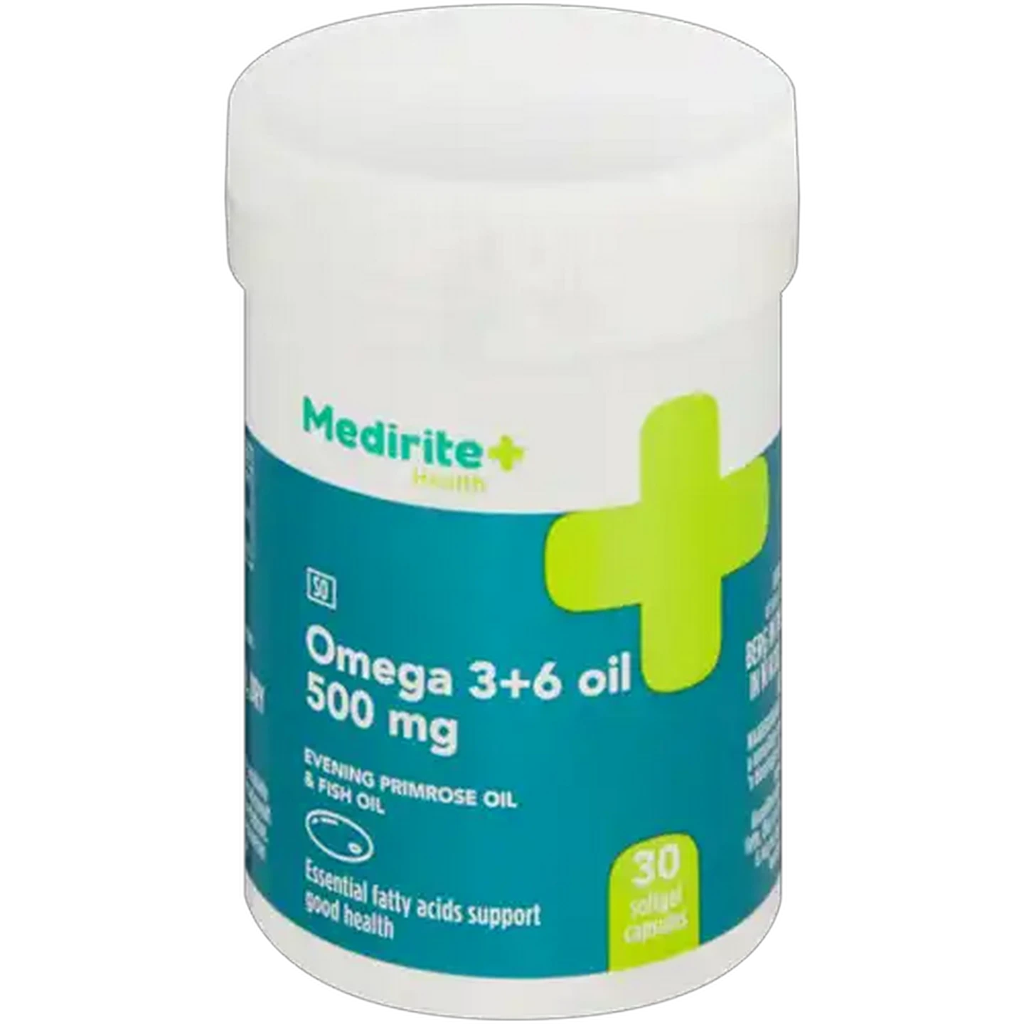 Image of Medirite Omega 3+6 Oil Capsules 30 Pack