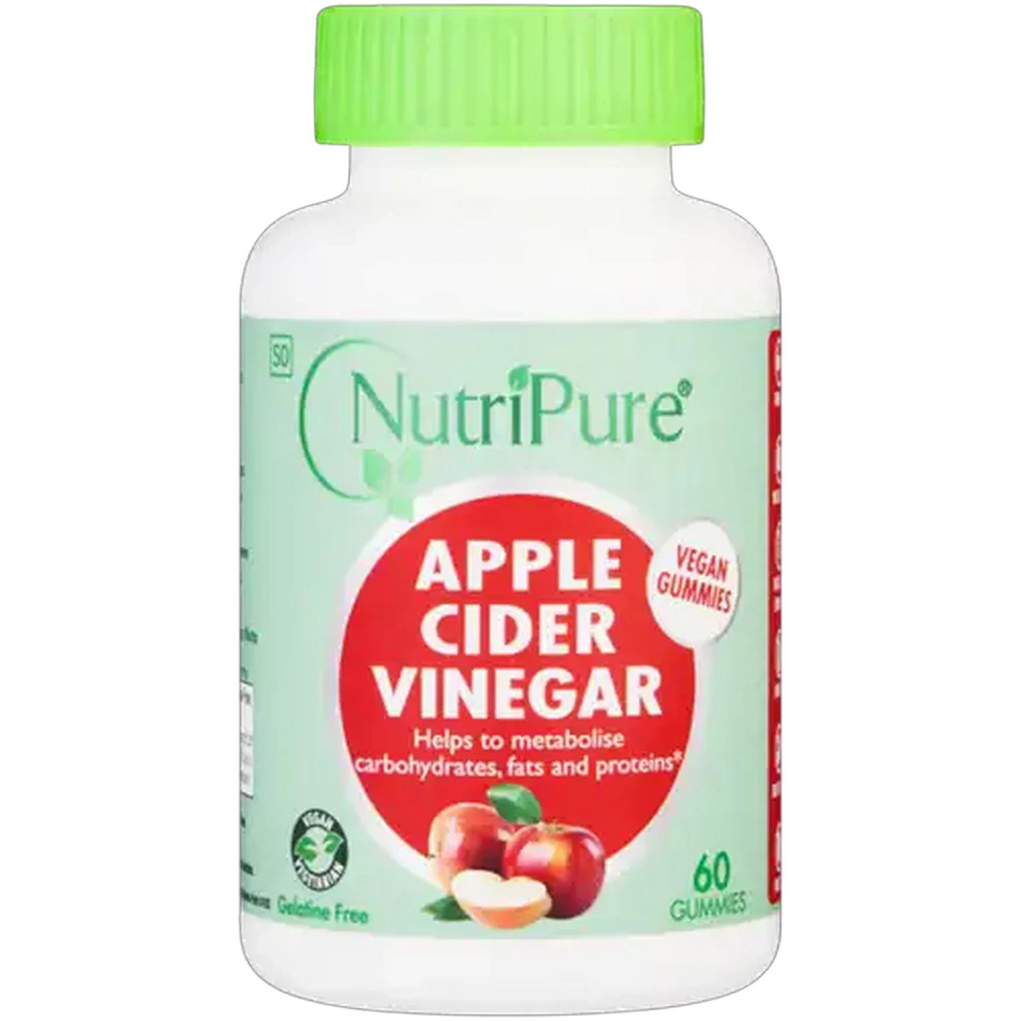 Image of NutriPure Apple Cider Vinegar Gummies 60 Pack