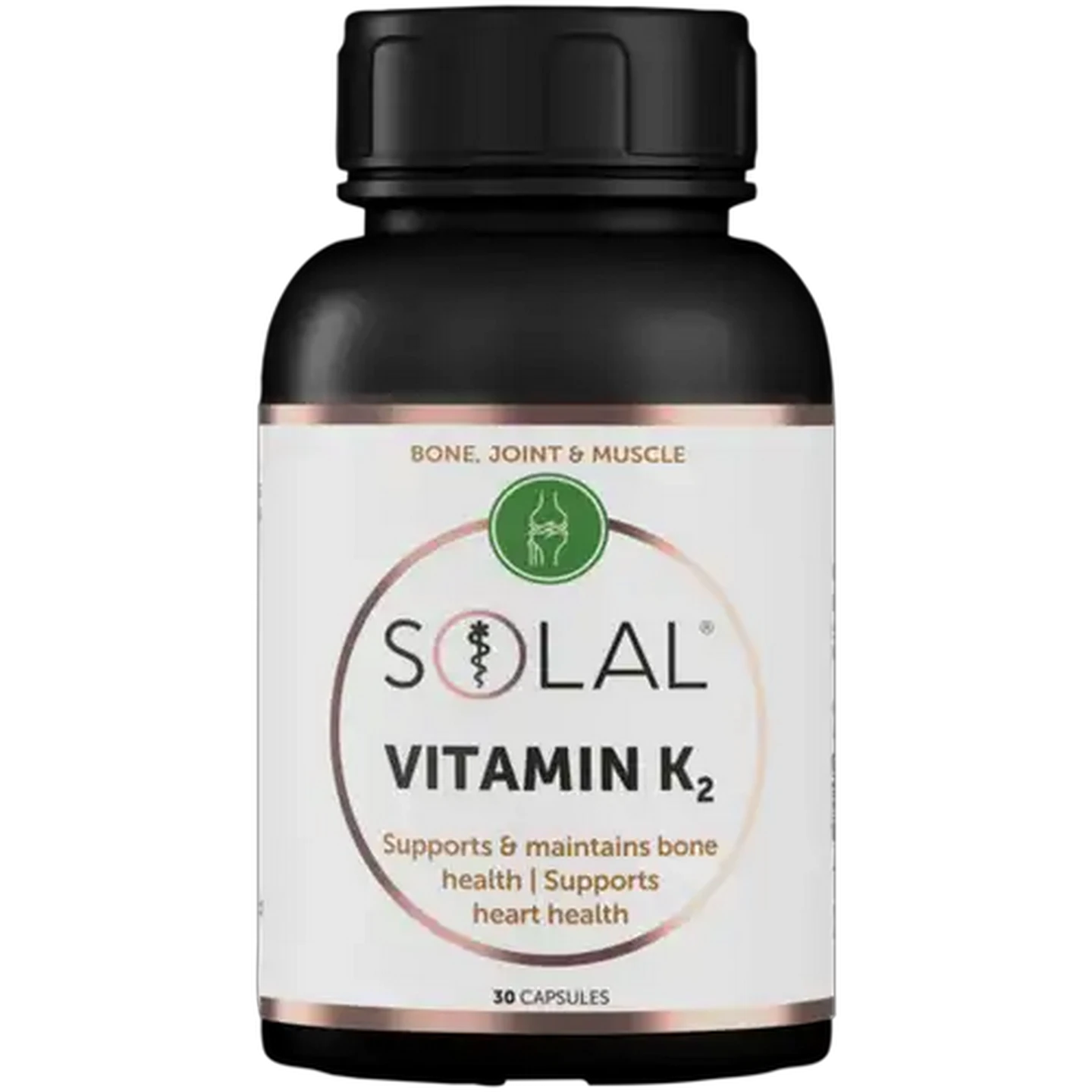 Image of Solal Vitamin K2 Capsules 30 Pack