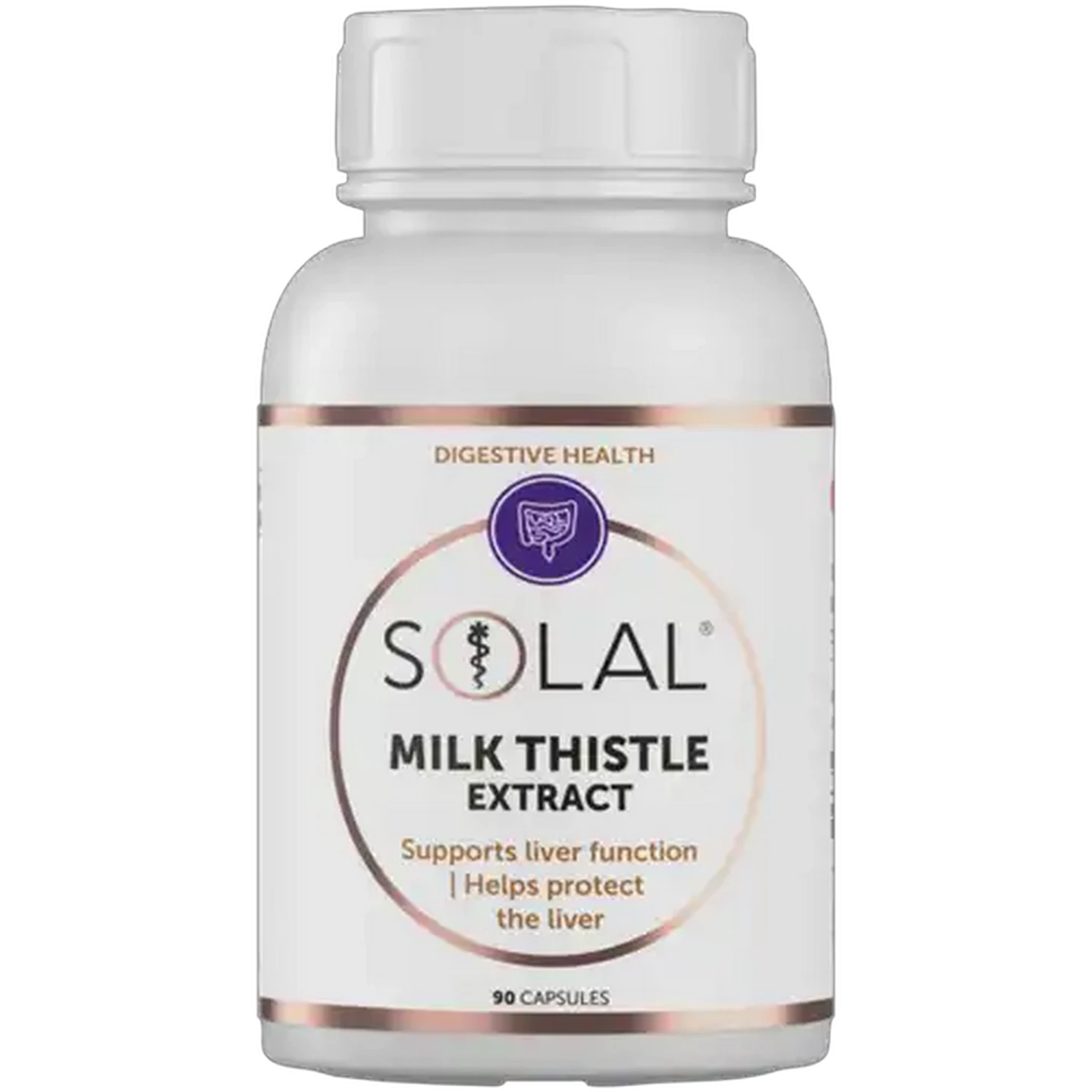 Image of Solal Milk Thistle Extract Capsules 90 Pack