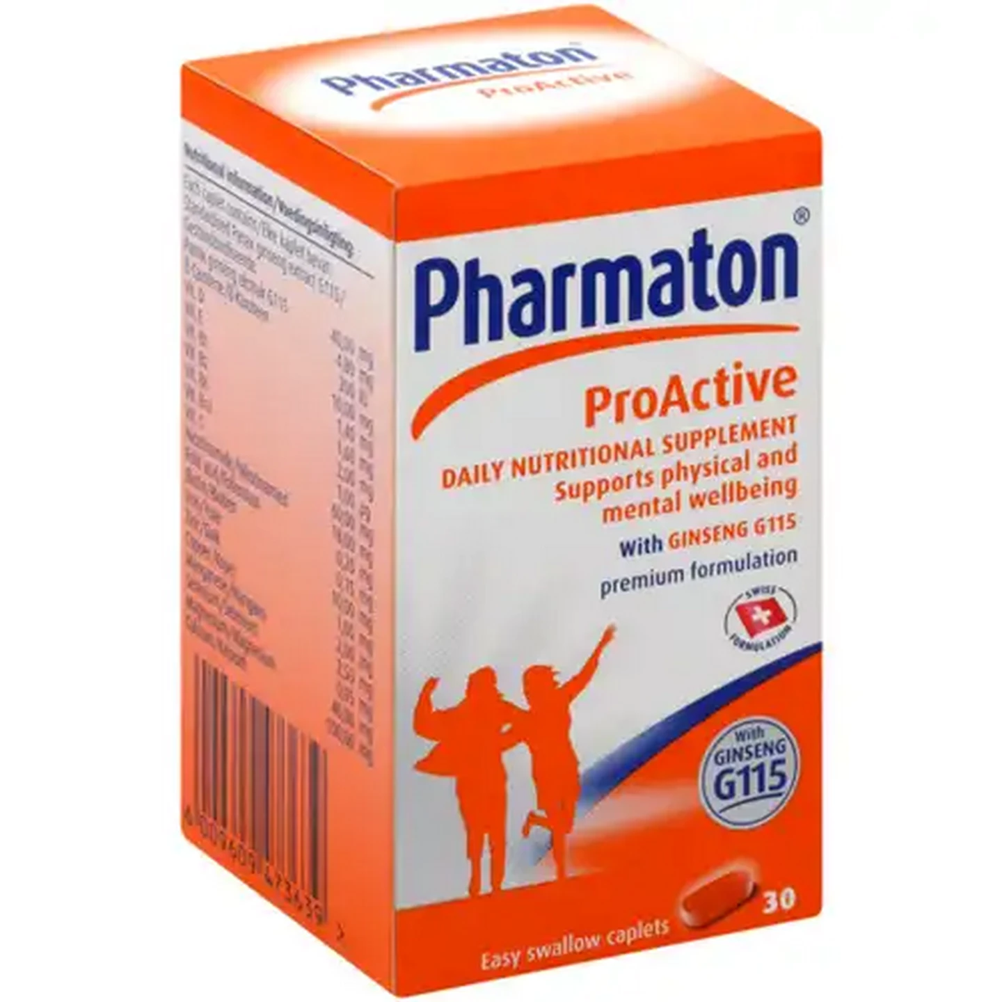 Image of Pharmaton ProActive Daily Nutritional Supplement Caplets 30 Pack