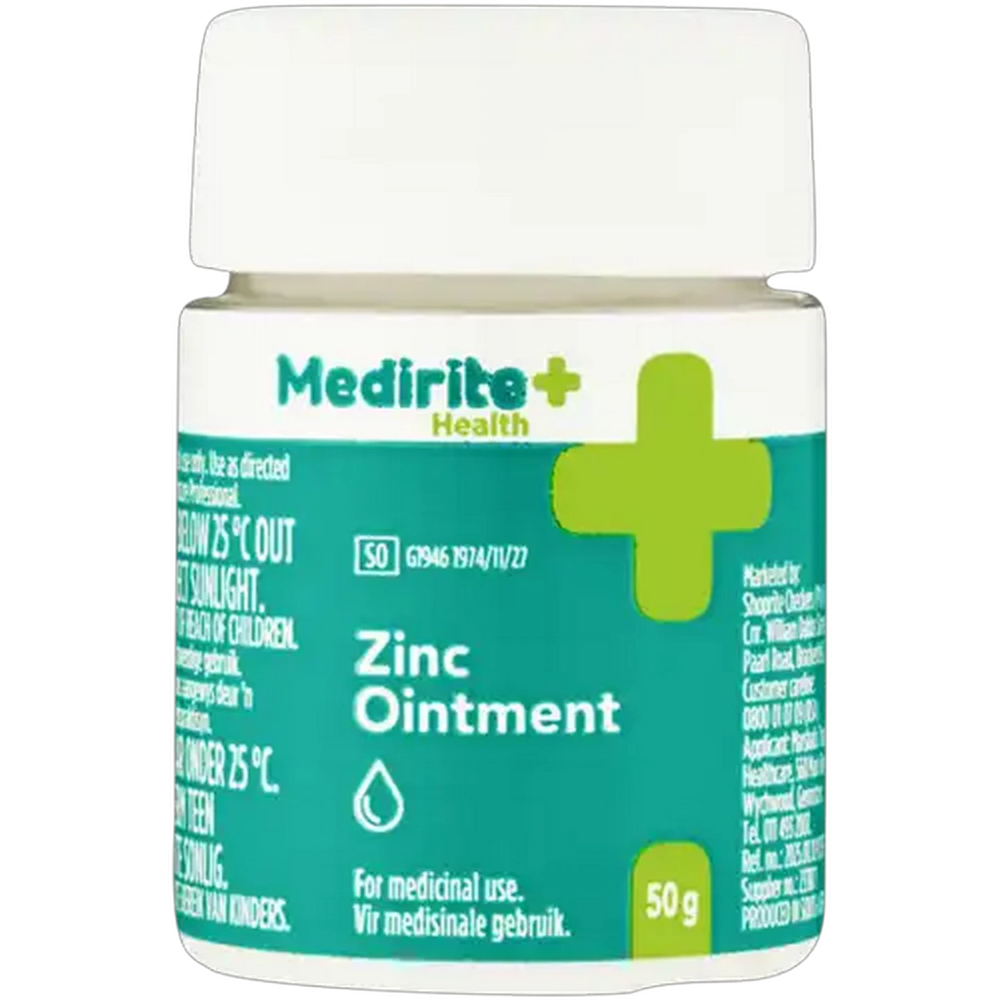 Image of Medirite Zinc Ointment 50g