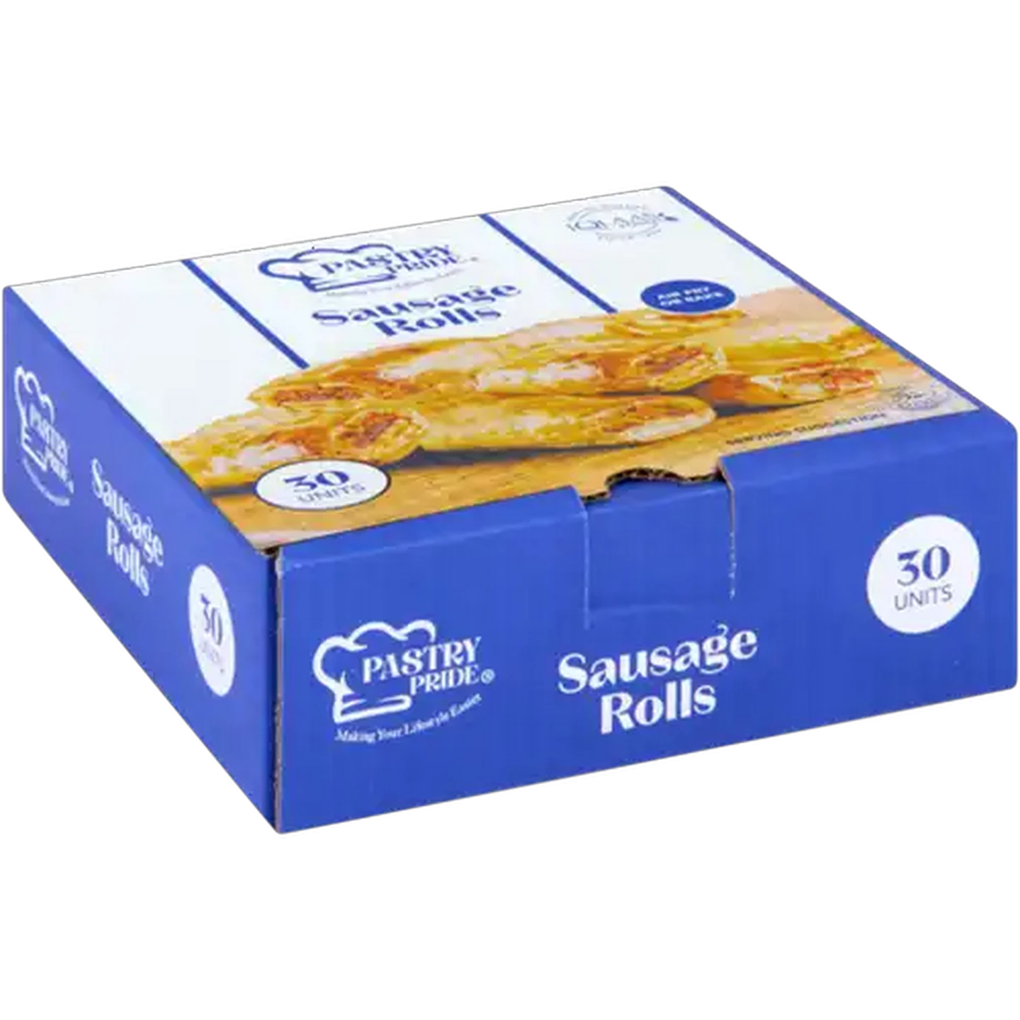 Image of Pastry Pride Frozen Sausage Rolls 30-Pack