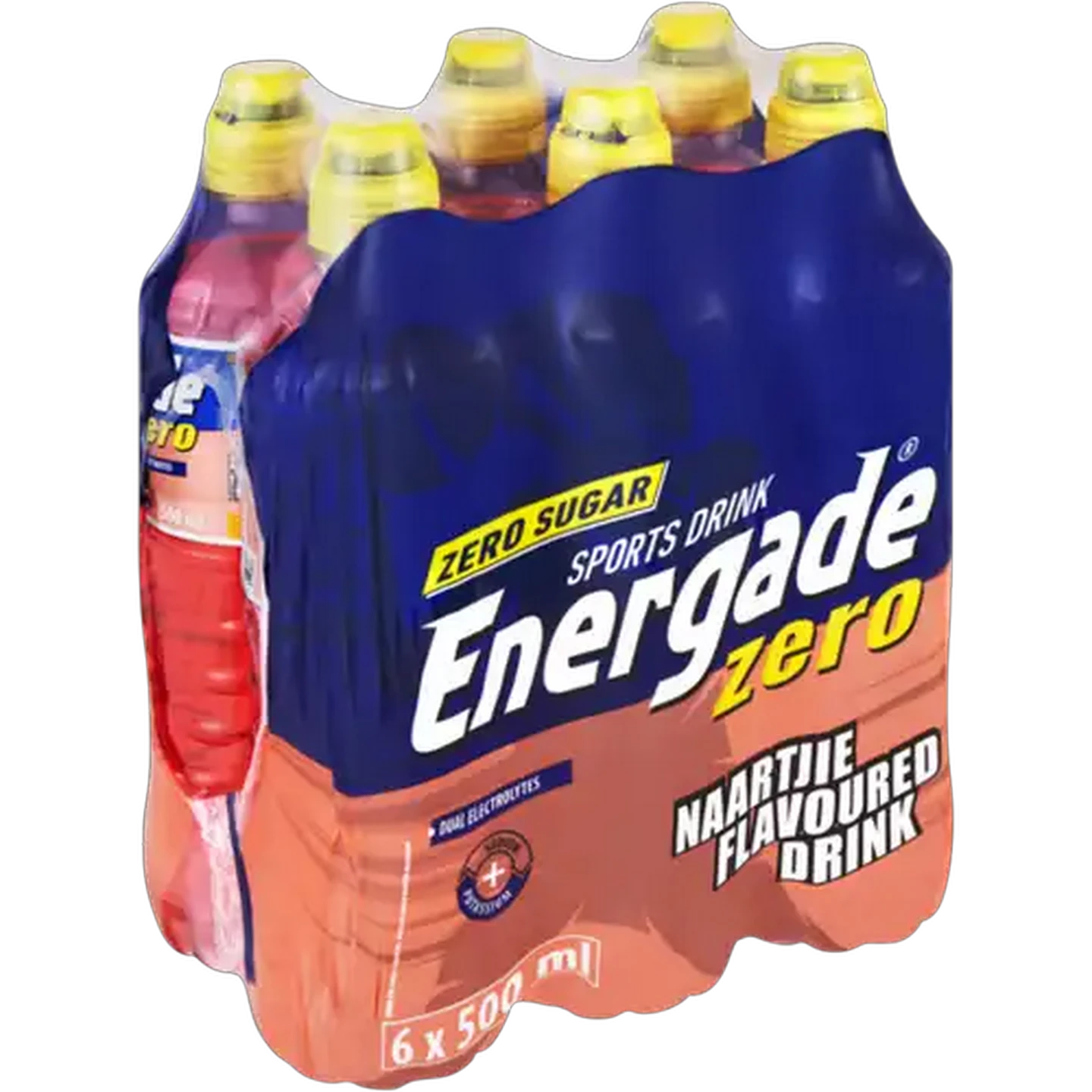 Image of Energade Zero Naartjie Flavoured Sports Drink 6 x 500ml