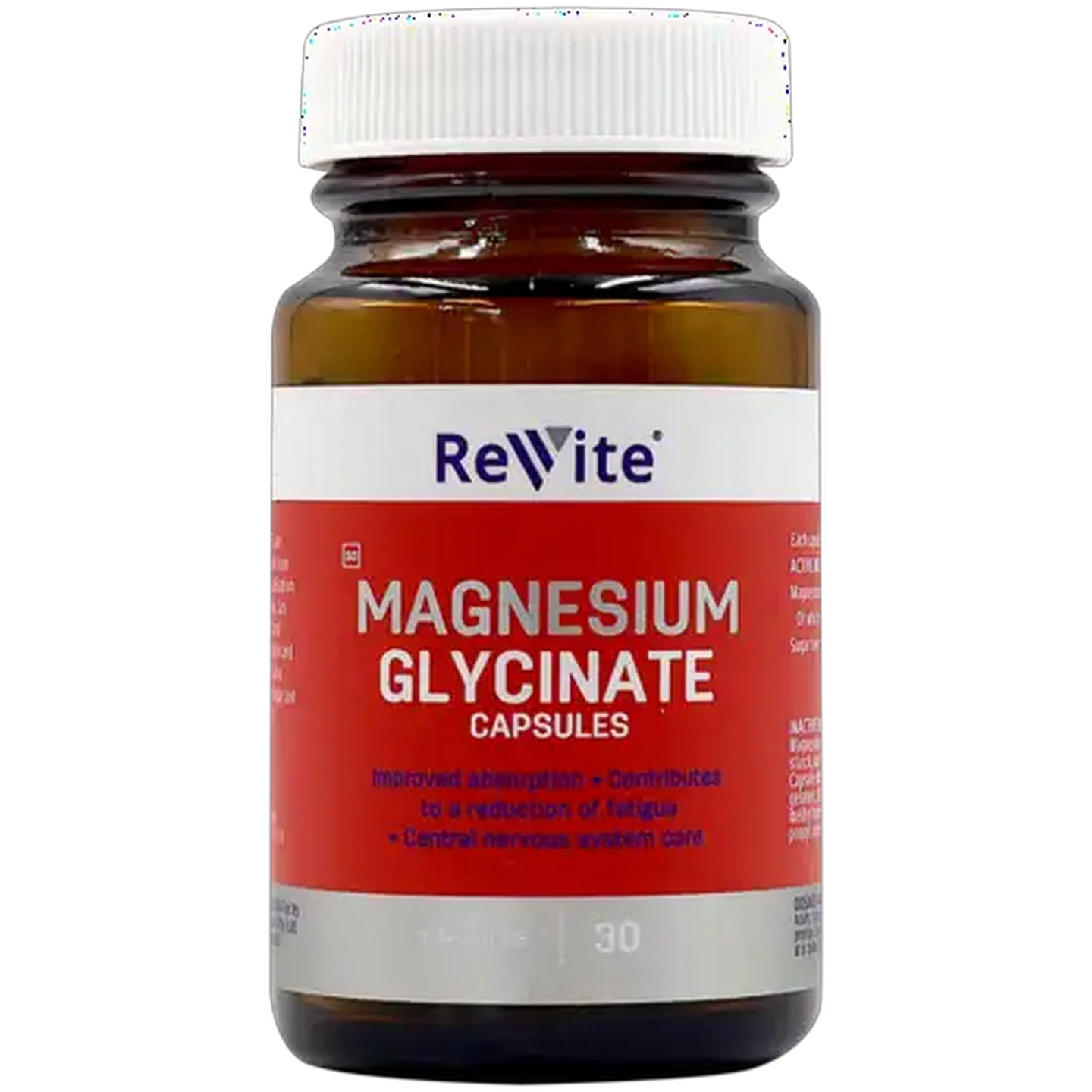 Image of Revite Magnesium Glycinate Capsules 30-Pack