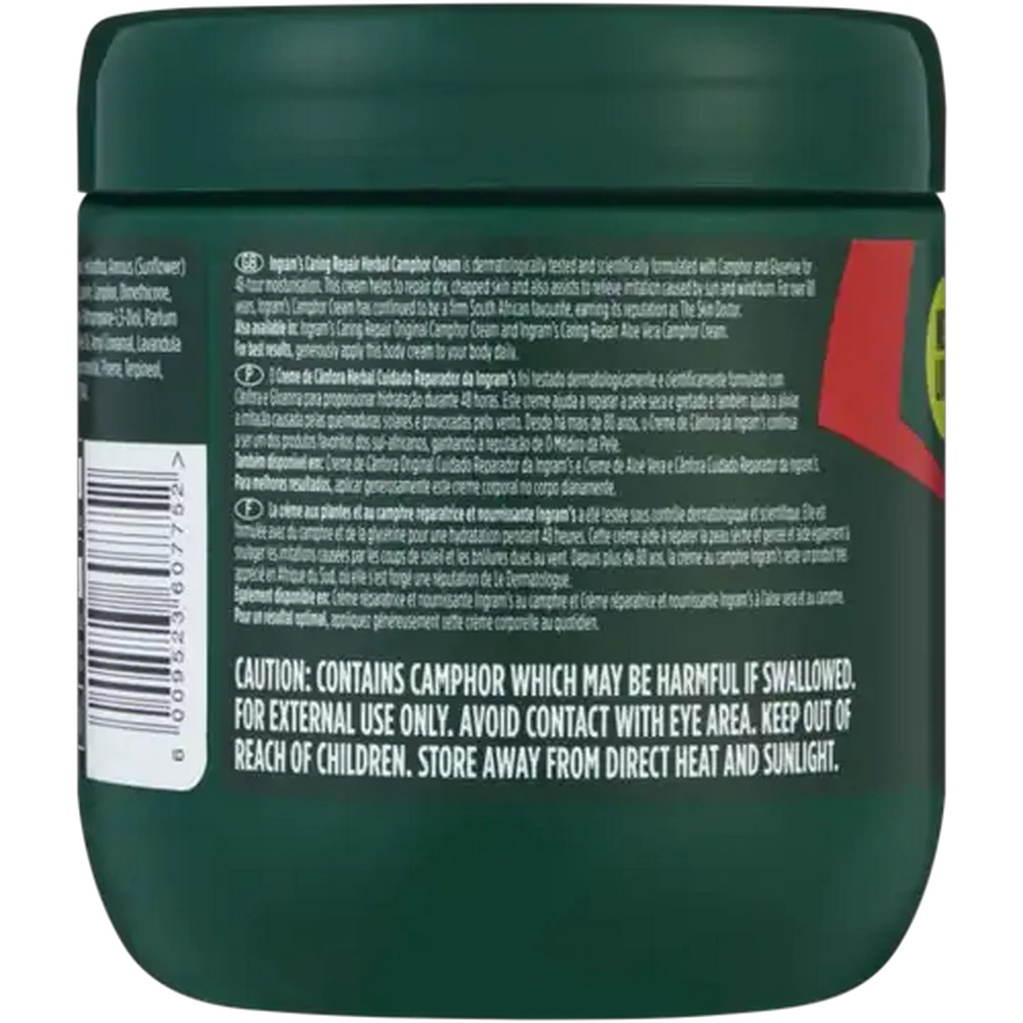 Image of Ingram's Caring Repair Herbal Camphor Body Cream 400ml