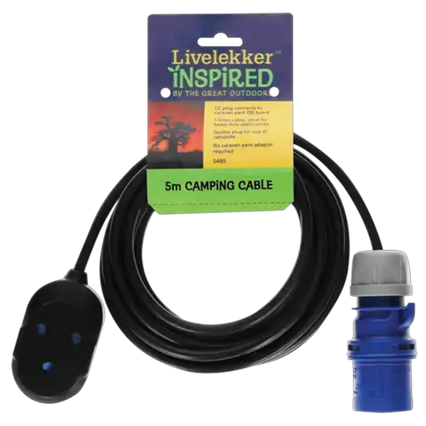 Image of Livelekker Camping Lead 5m