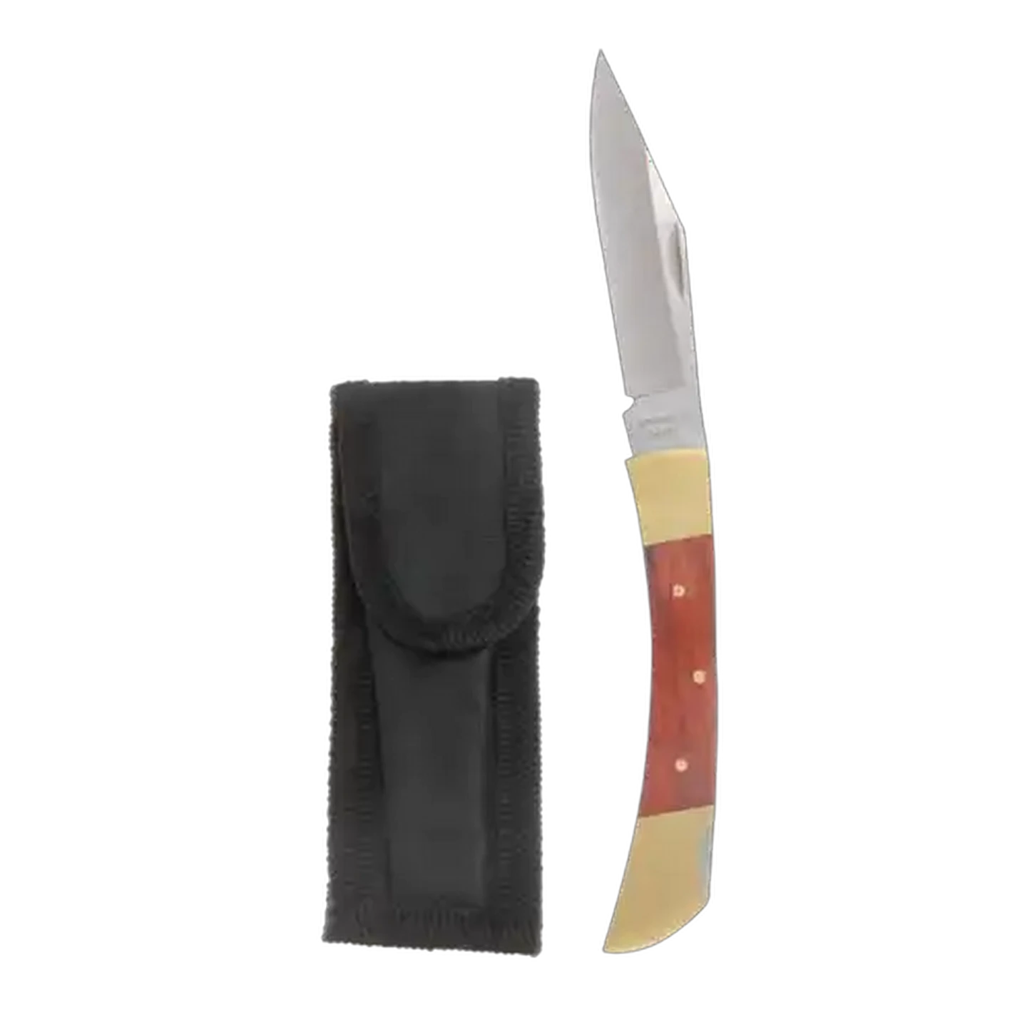 Image of Camper Stainless Steel Lock Knife & Pouch Set 2 Piece