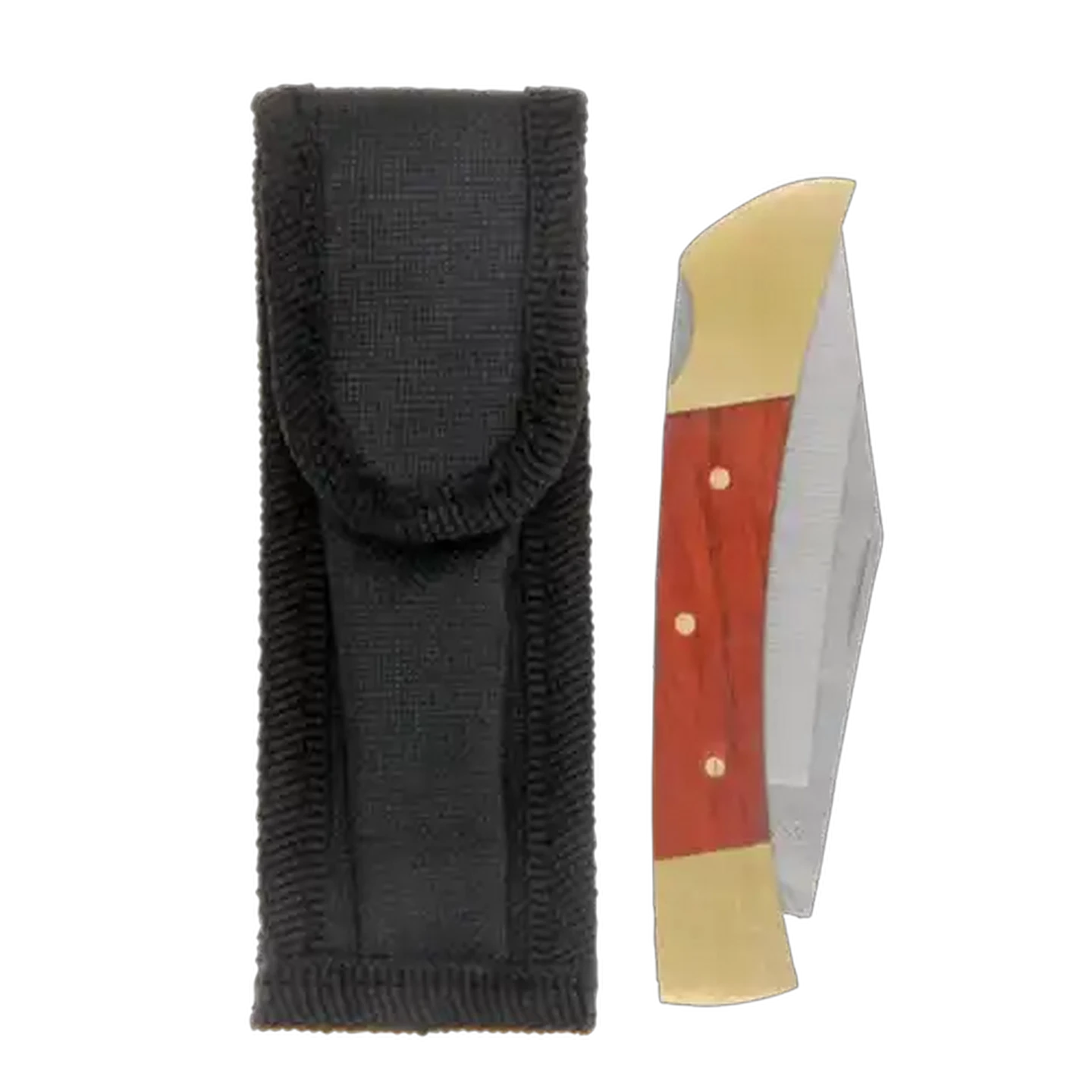 Image of Camper Stainless Steel Lock Knife & Pouch Set 2 Piece