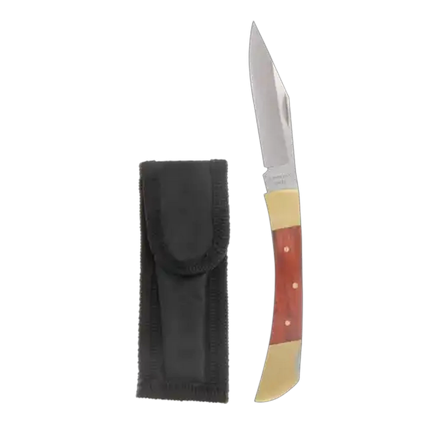 Image of Camper Stainless Steel Lock Knife & Pouch Set 2 Piece