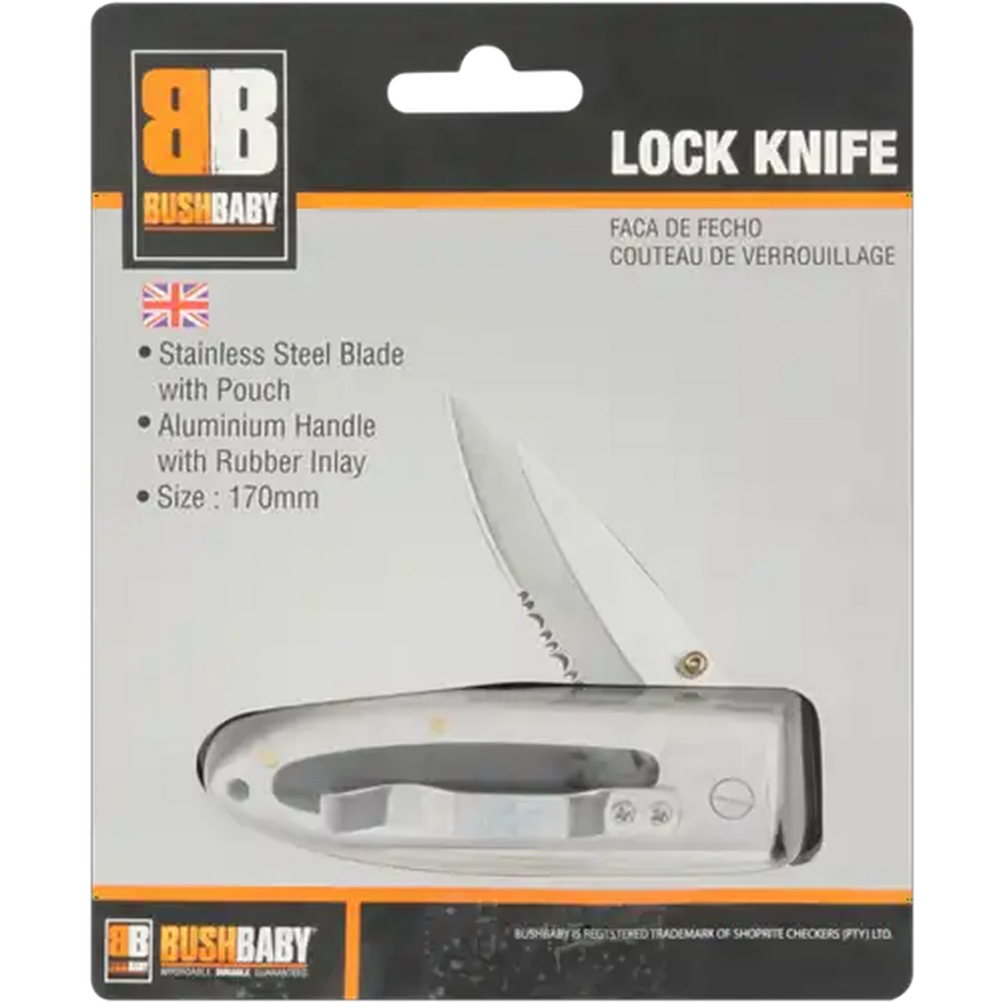 Image of Bush Baby Lock Knife & Pouch Set 2 Piece
