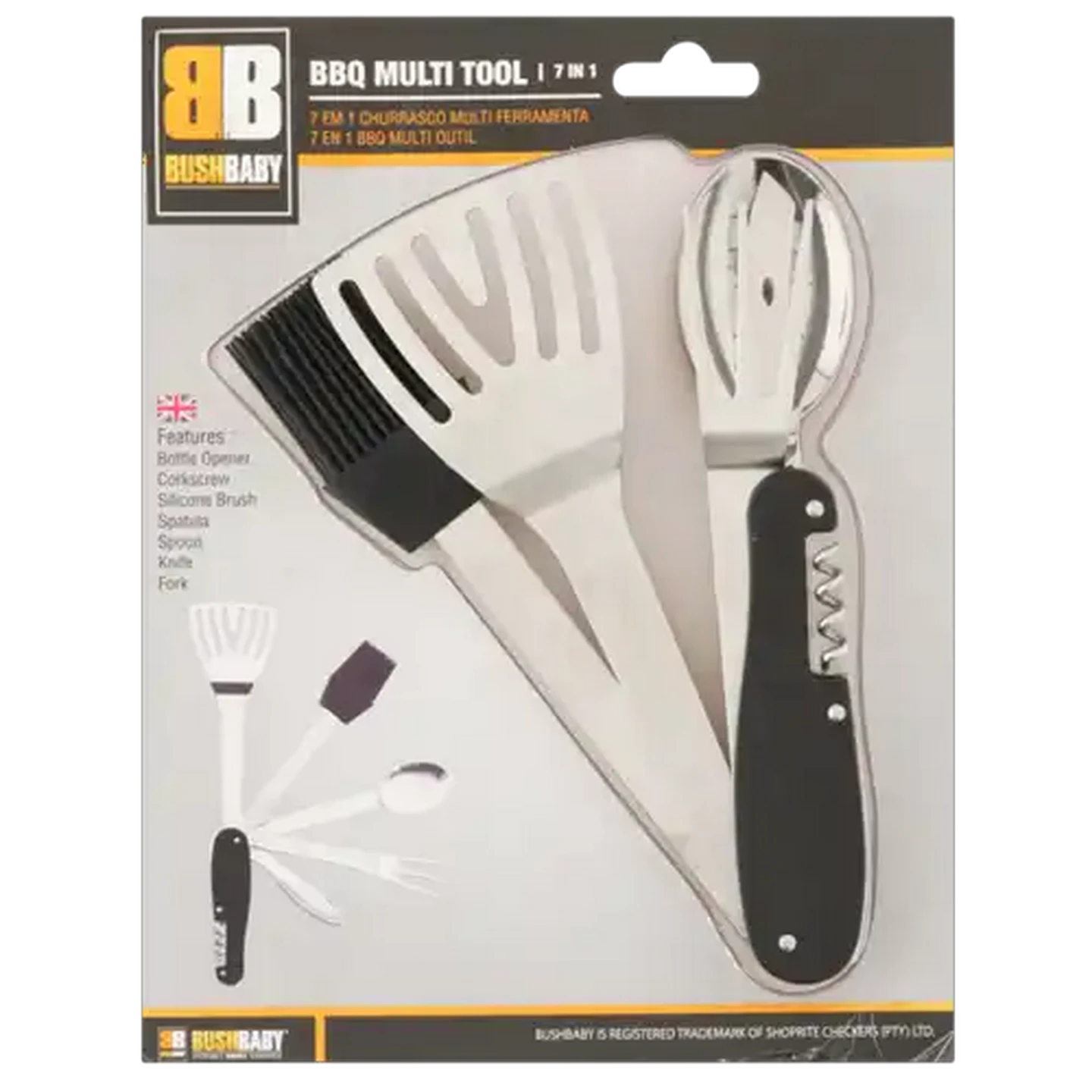 Image of Bush Baby 7 In 1 Braai Tool