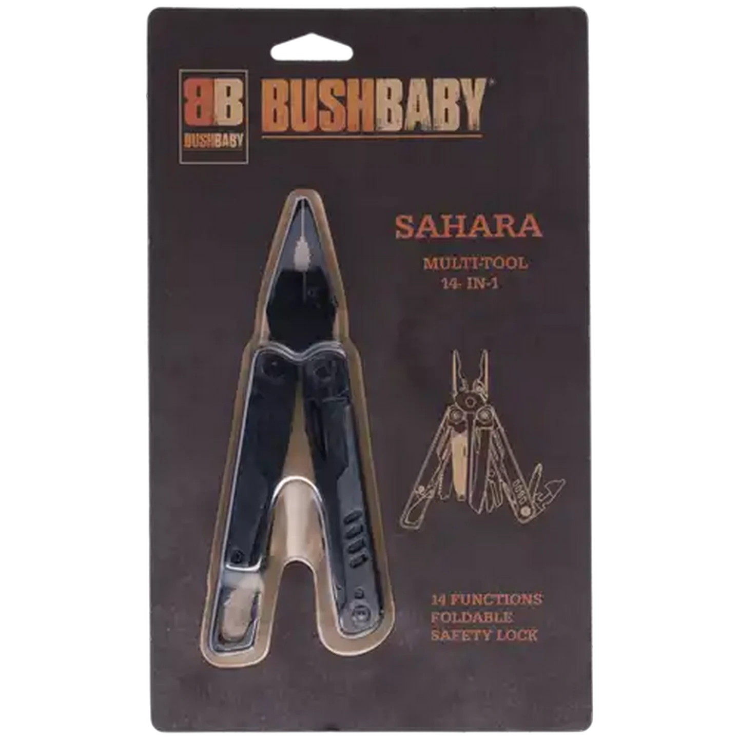Image of Bush Baby Black Sahara 14-in-1 Multi-Tool