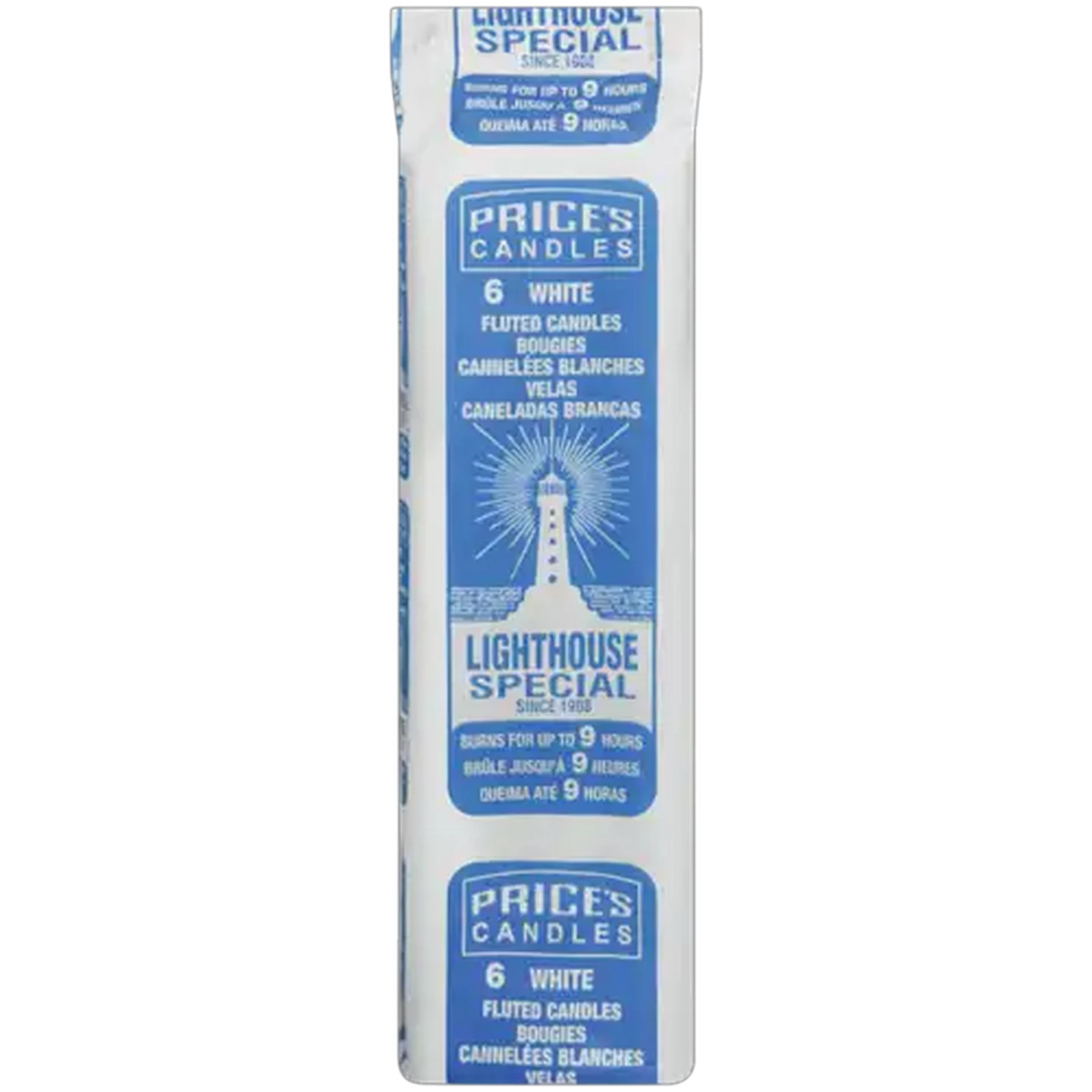 Image of Price's Candles White Light House Candles 400g