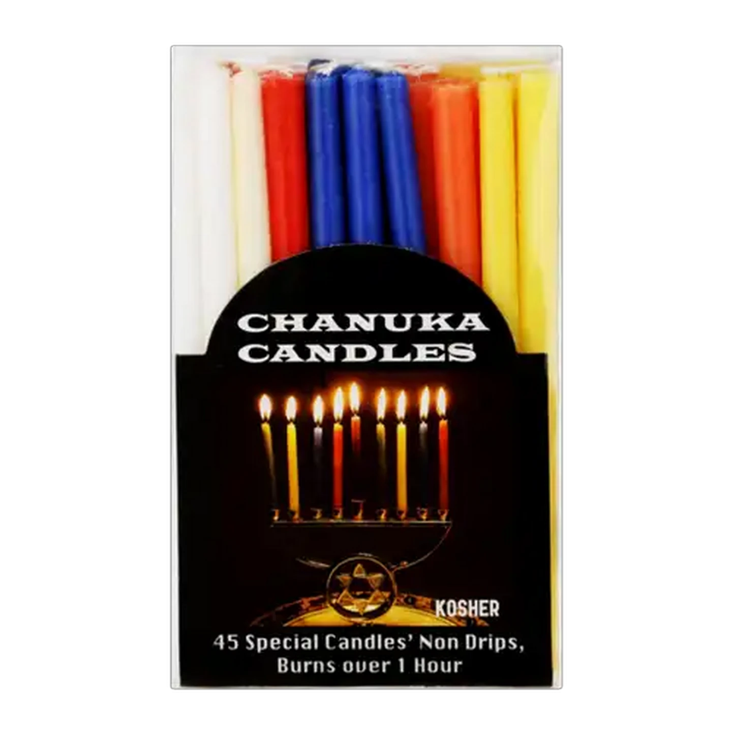 Image of Delox Chanuka Candles 45-Pack