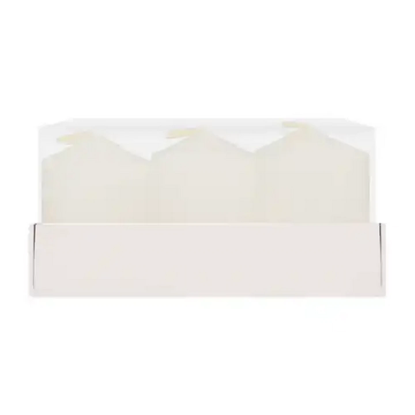 Image of Kapula White Frosted Votive Candles 6-Pack