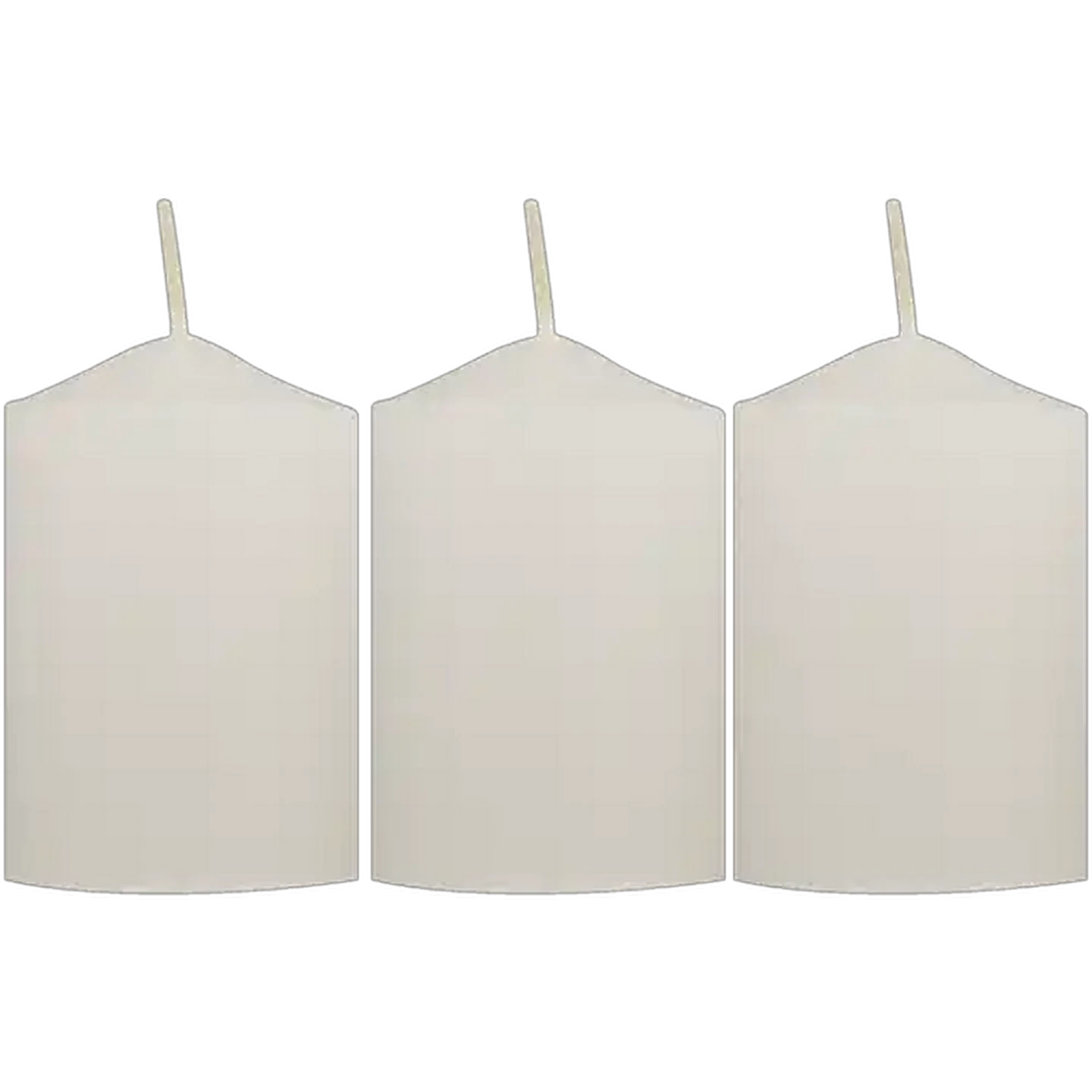 Image of Kapula White Frosted Votive Candles 6-Pack