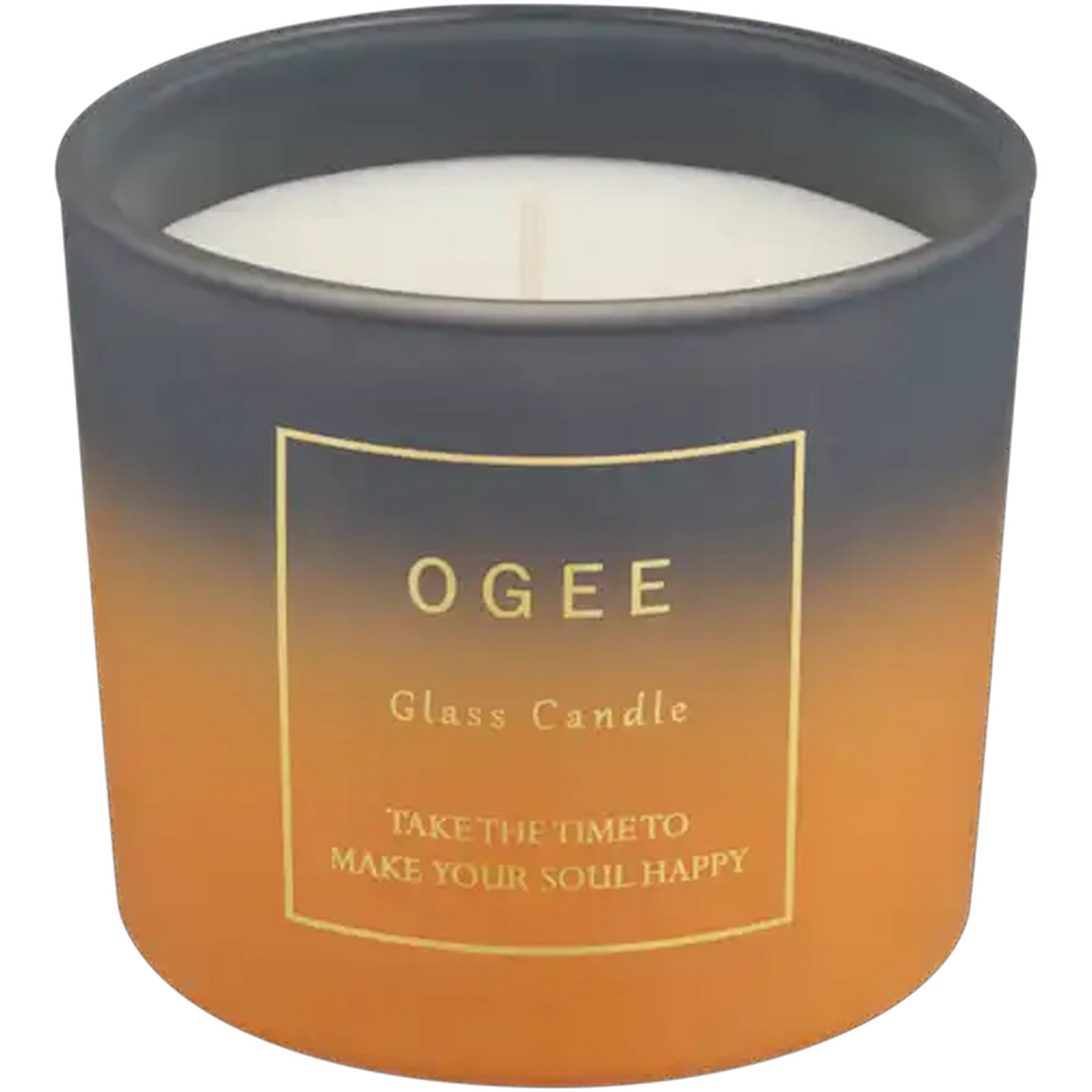 Image of Ogee Glass Candle 7.8cm