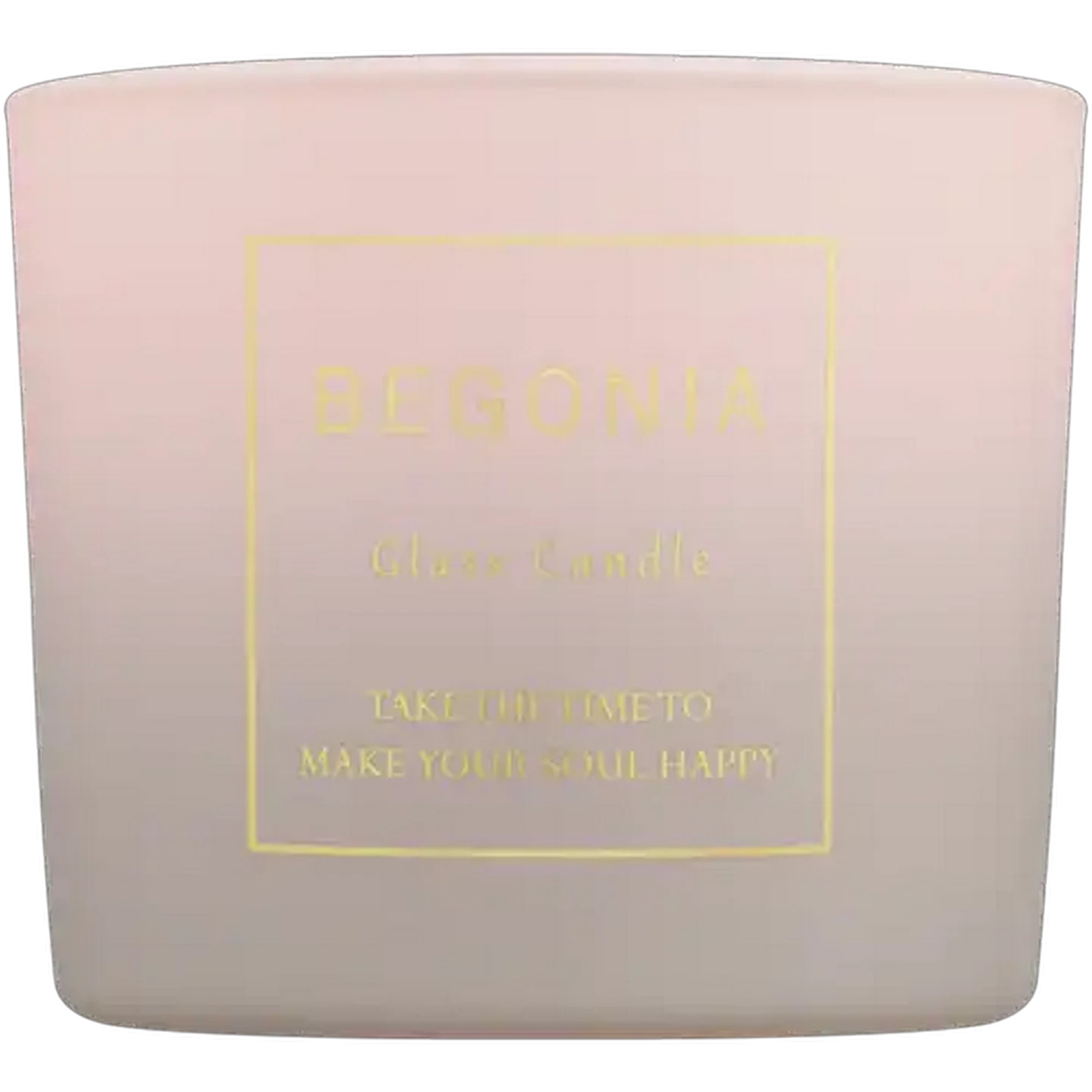 Image of Begonia Glass Candle 7.8cm