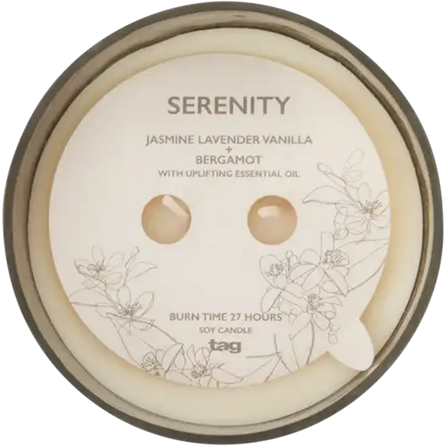 Image of Tag Serenity Scented Soy Candle 420g