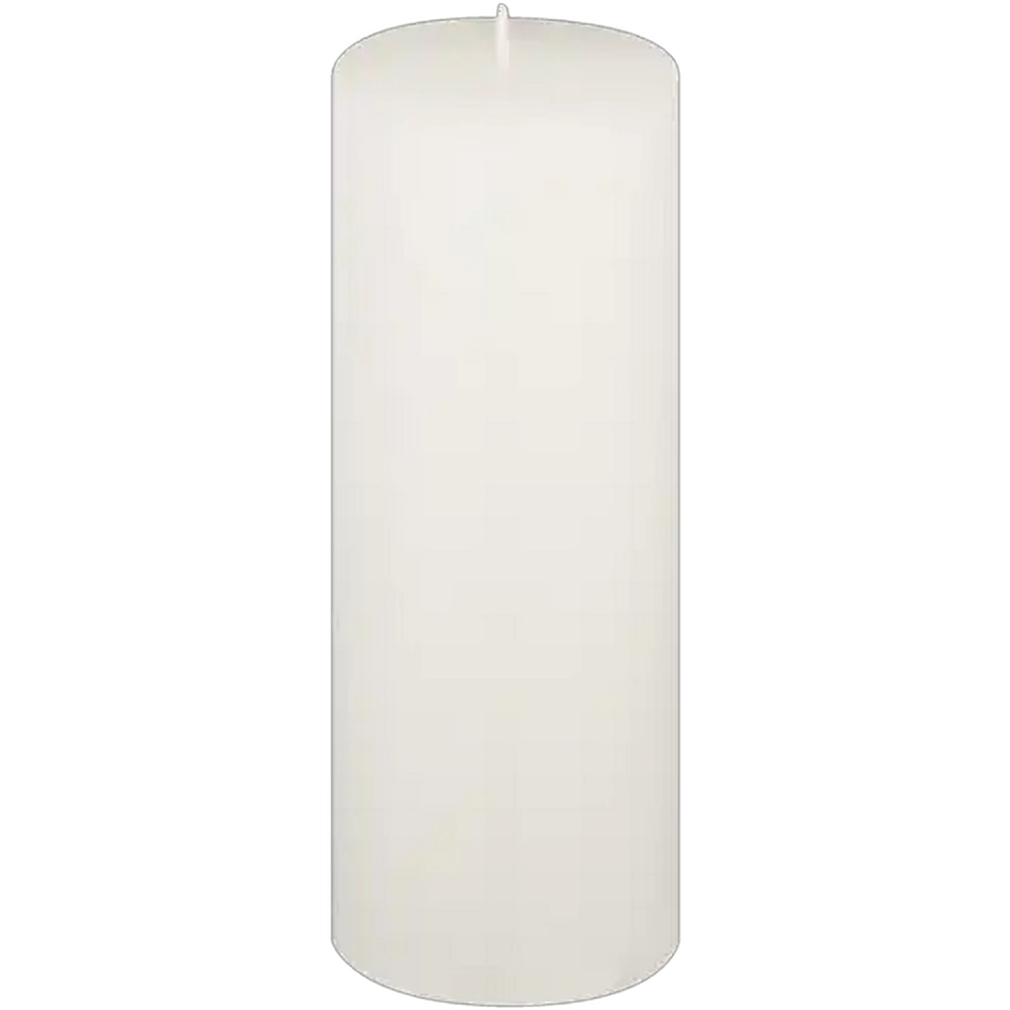 Image of Kapula White Frosted Pillar Candle 20cm