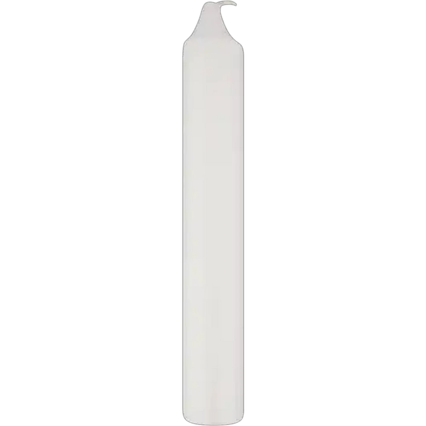 Image of Clover Leaf Candles White Dinner Candles 4-Pack