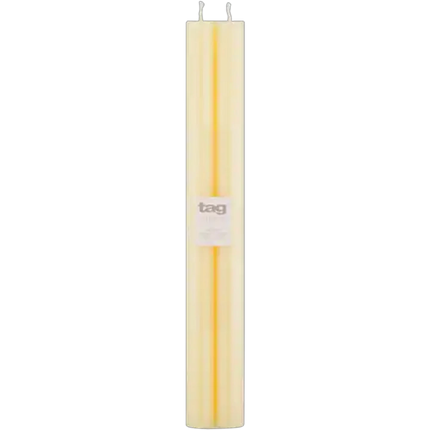 Image of Tag Cream Straight Unscented Candles 4-Pack