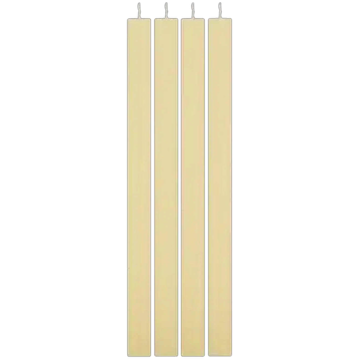 Image of Tag Cream Straight Unscented Candles 4-Pack