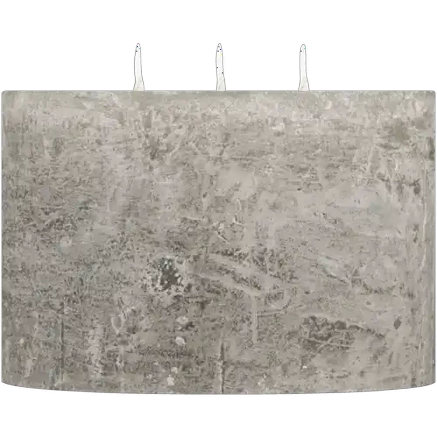 Image of Kapula Frost Charcoal Pillar Candle 15x10cm