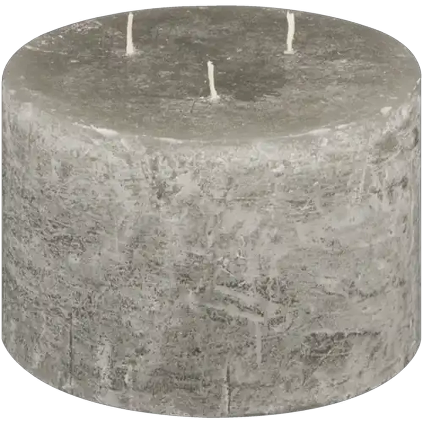 Image of Kapula Frost Charcoal Pillar Candle 15x10cm