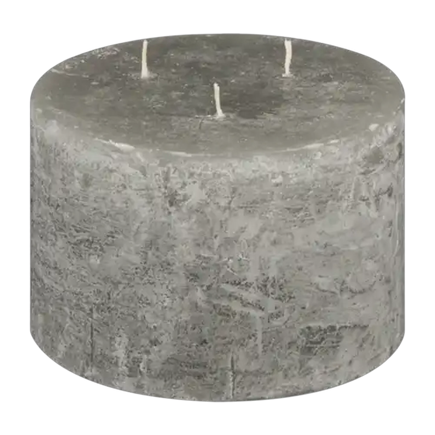 Image of Kapula Frost Charcoal Pillar Candle 15x10cm