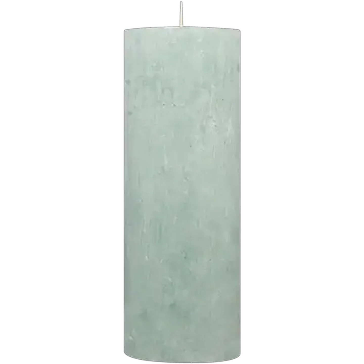 Image of Kapula Duck Egg Blue Frosted Pillar Candle 20cm