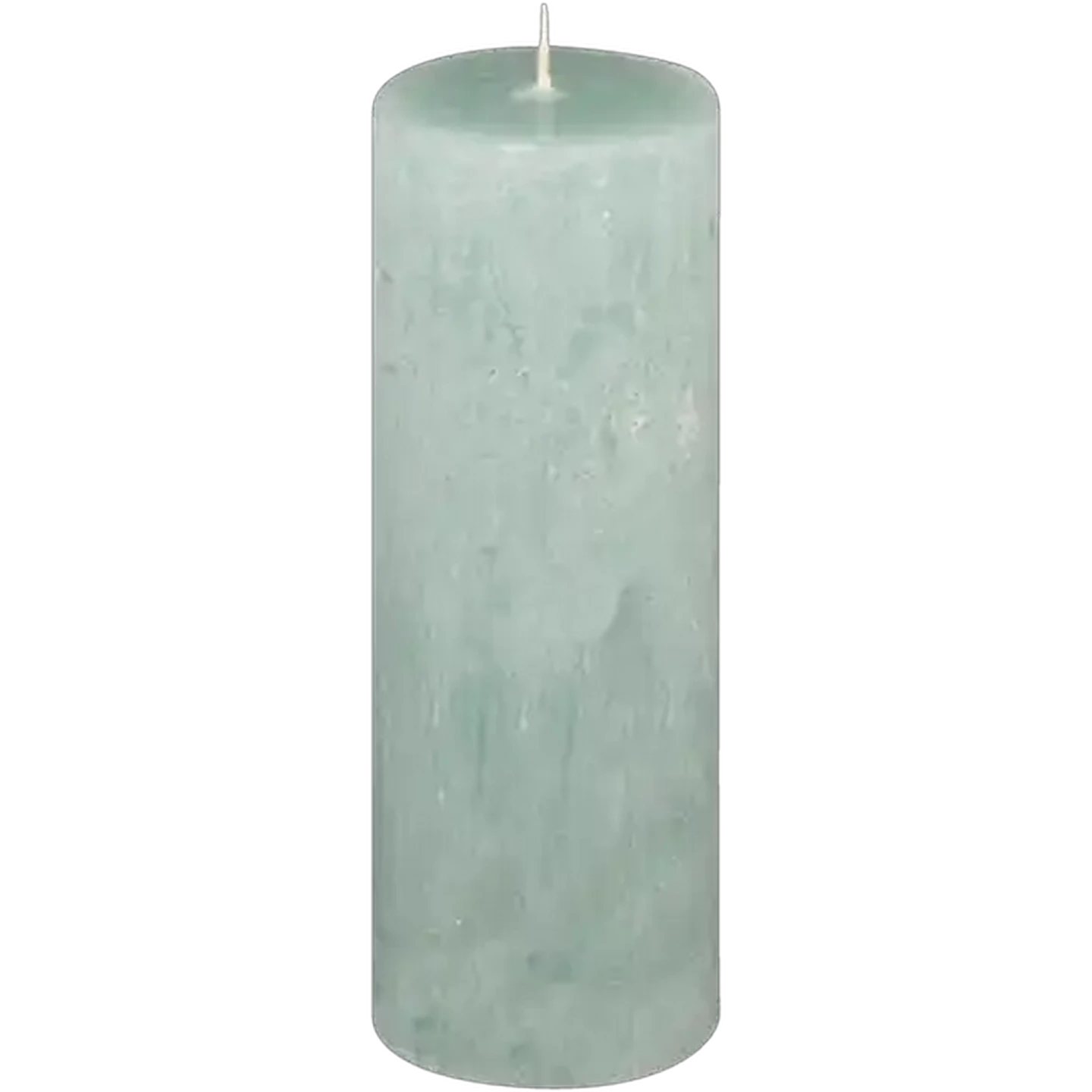 Image of Kapula Duck Egg Blue Frosted Pillar Candle 20cm