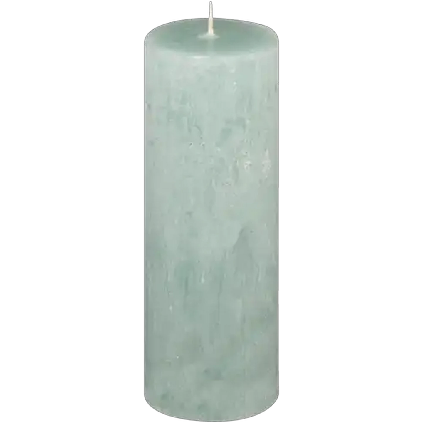 Image of Kapula Duck Egg Blue Frosted Pillar Candle 20cm